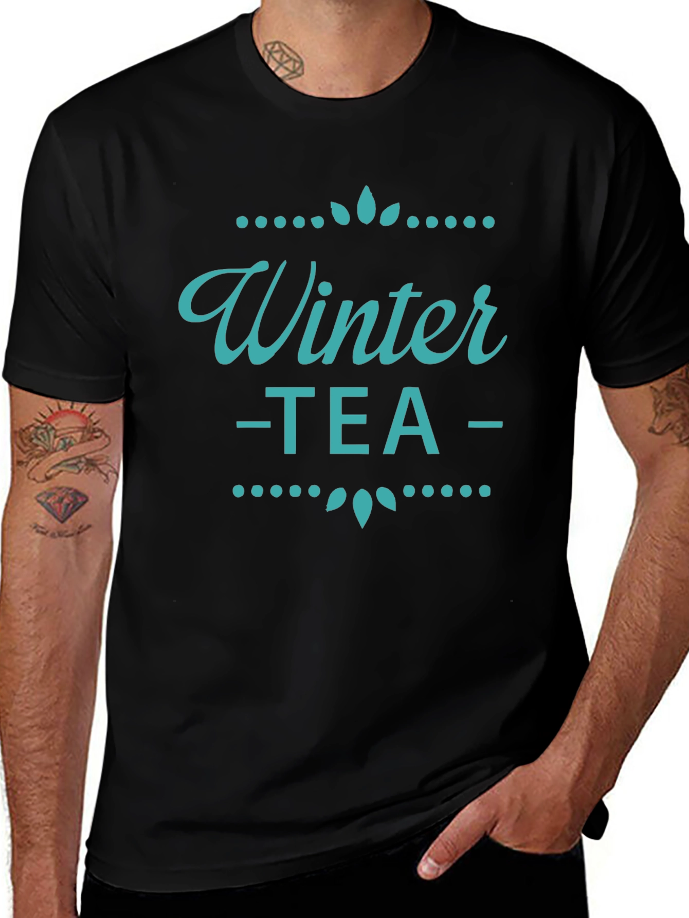Winter Tea Graphic Tee - Stylish & Cozy