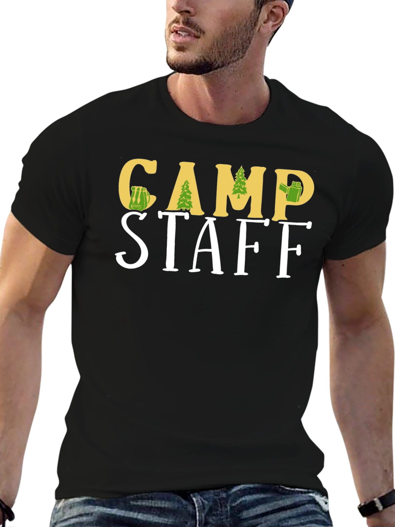Camp Staff Tee - Camping Themed Graphic T-Shirt
