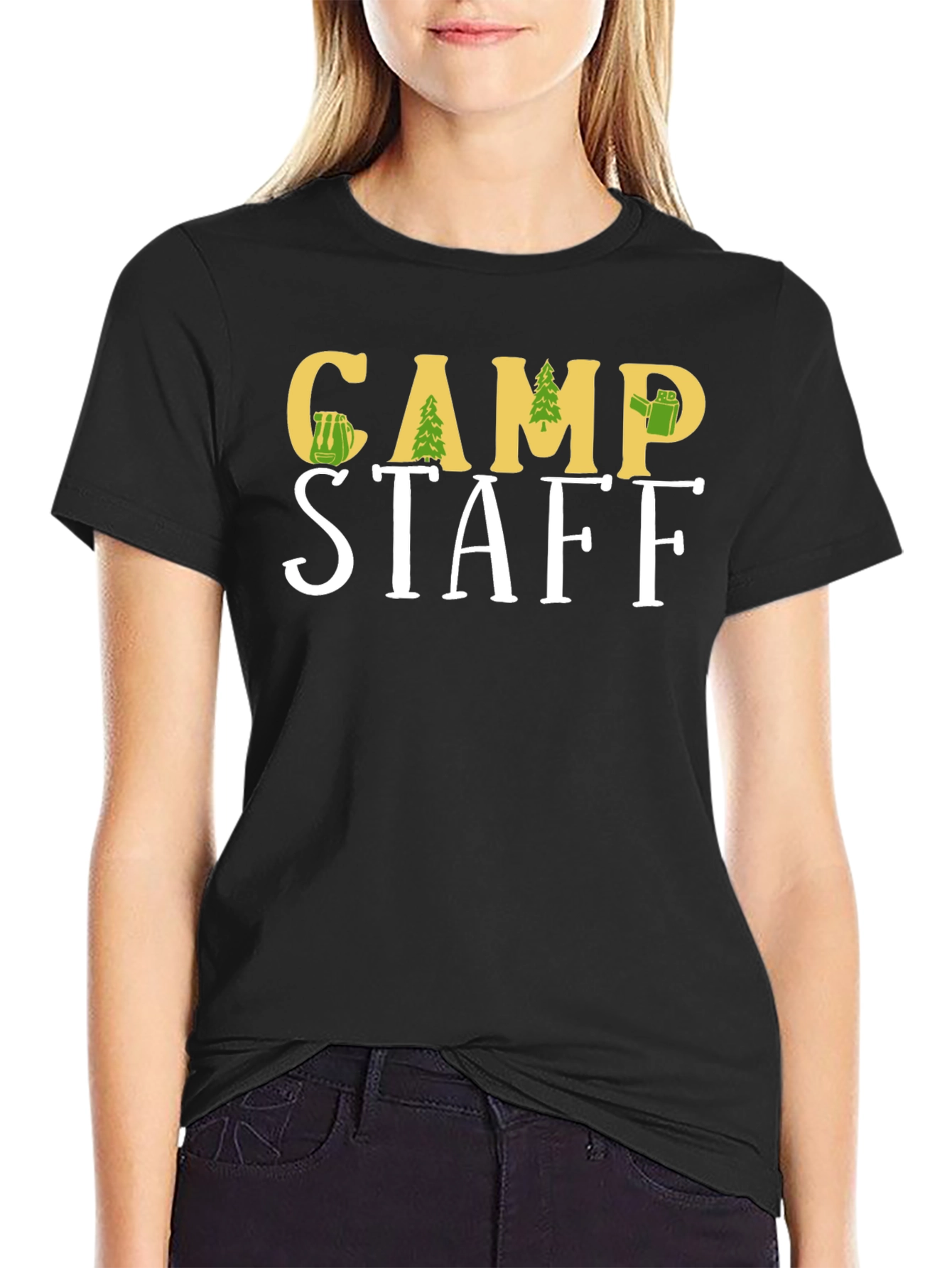 Camp Staff Tee - Camping Themed Graphic T-Shirt