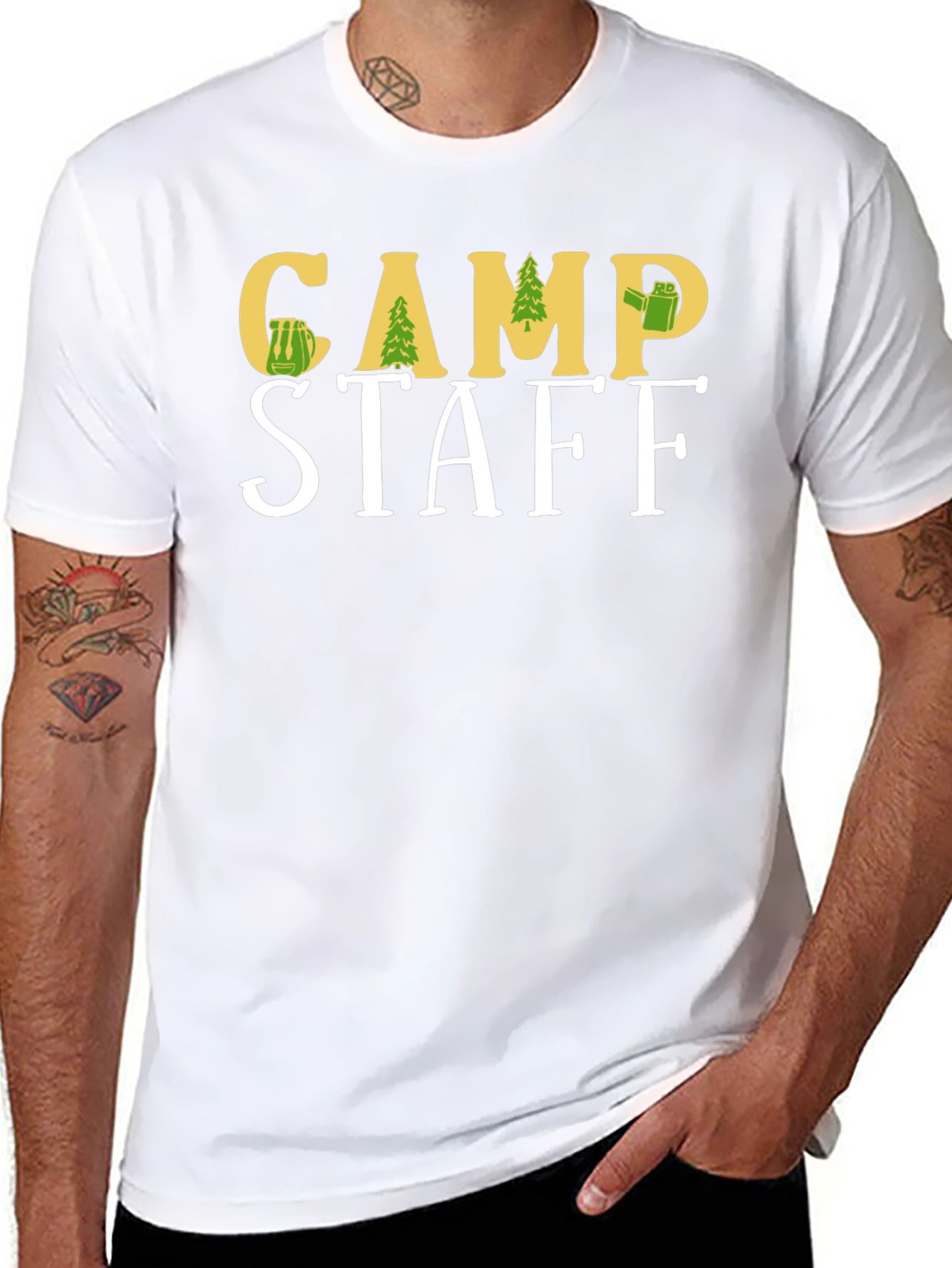 Camp Staff Tee - Camping Themed Graphic T-Shirt