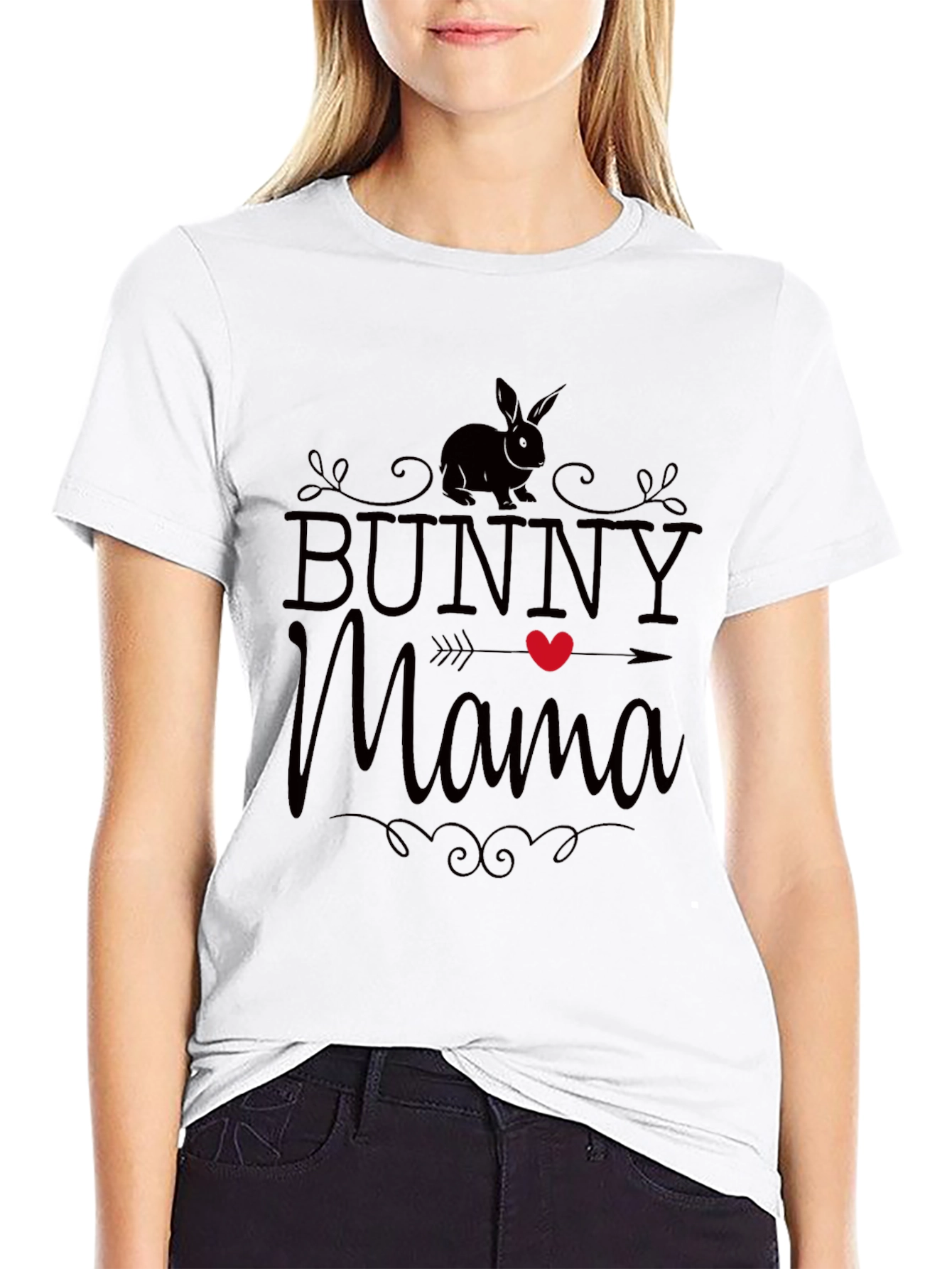 Bunny Mama Graphic Tee - Easter Gift