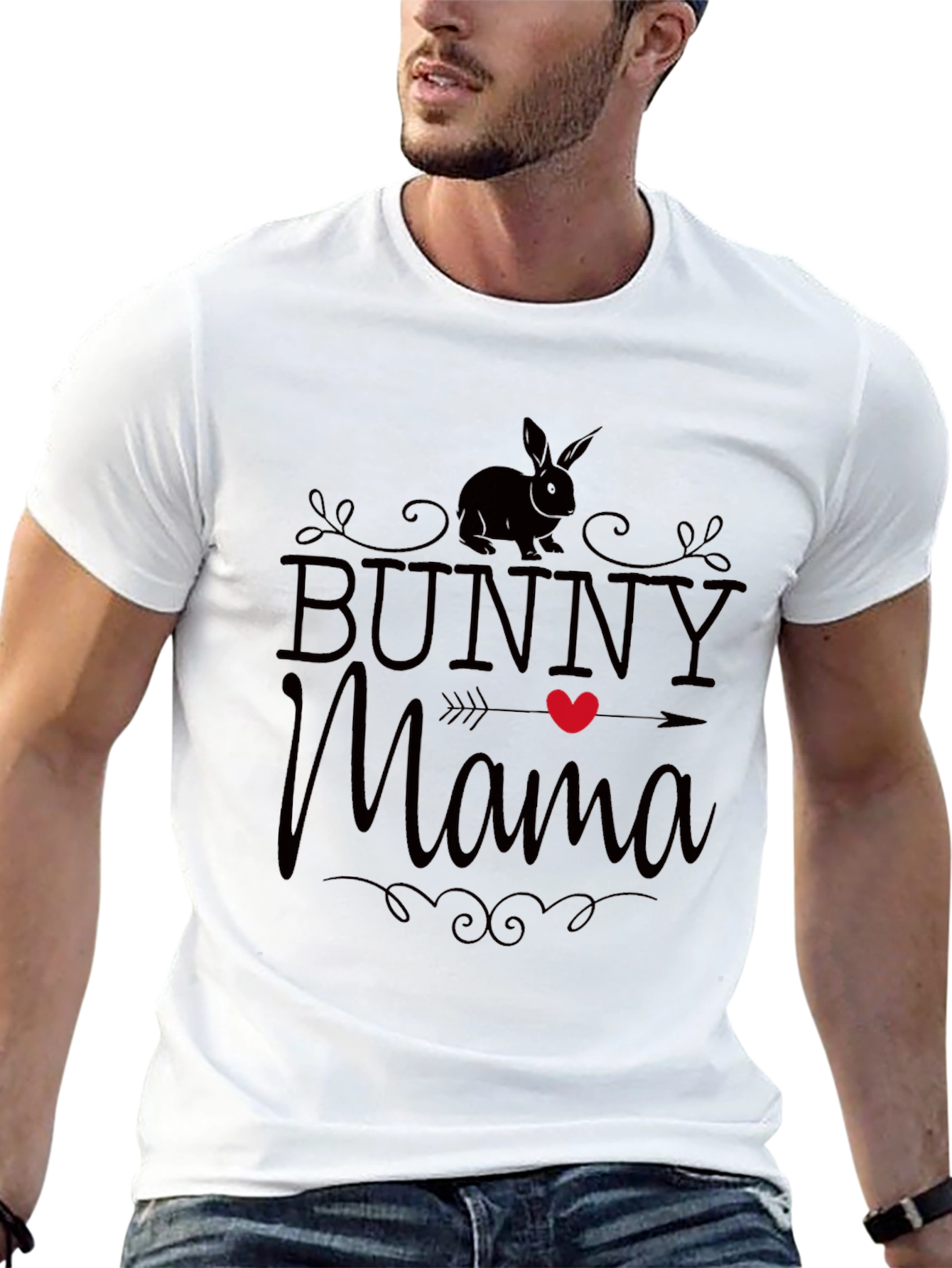 Bunny Mama Graphic Tee - Easter Gift