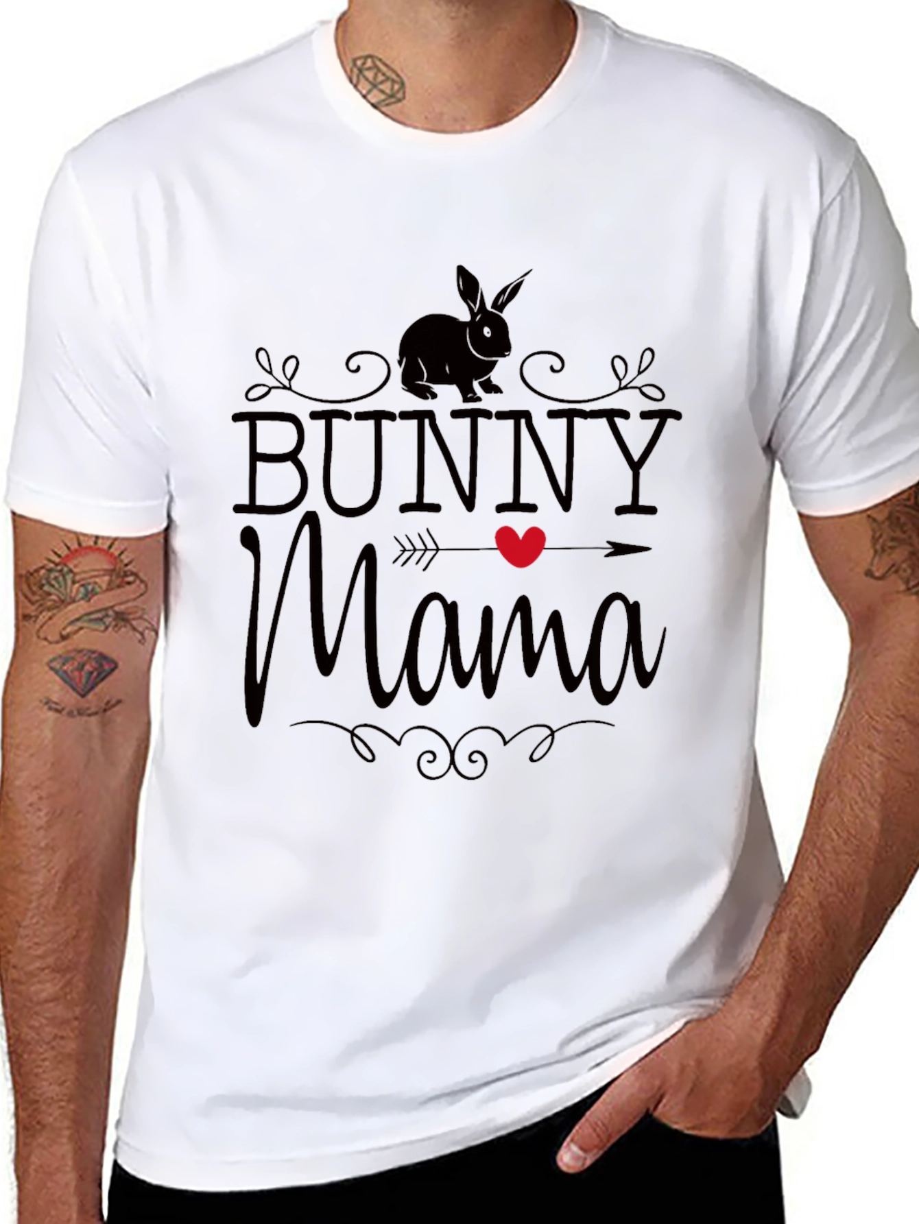 Bunny Mama Graphic Tee - Easter Gift