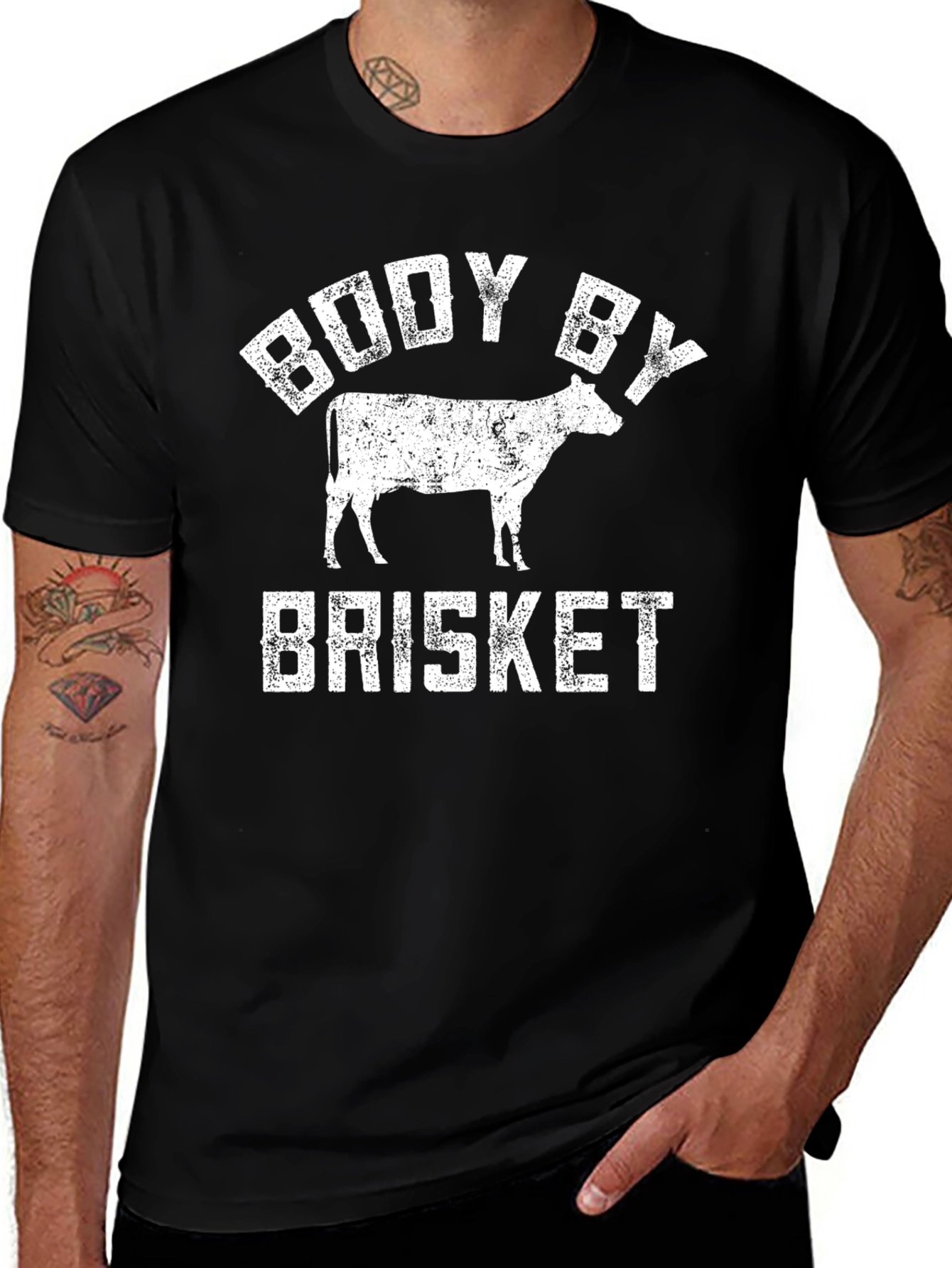 Body By Brisket Black T-Shirt
