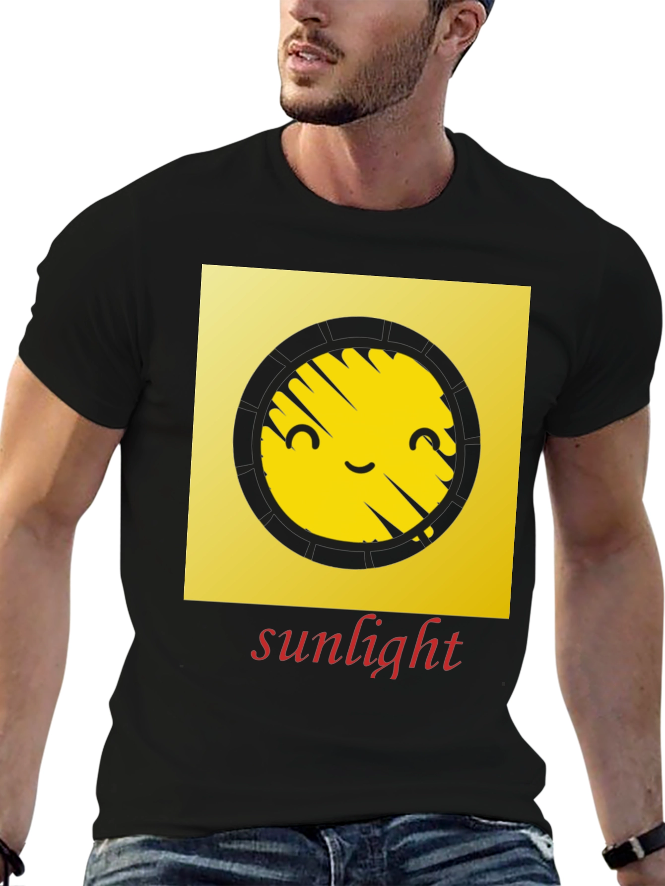 Sunlight Graphic Tee - Happy Sunshine Face