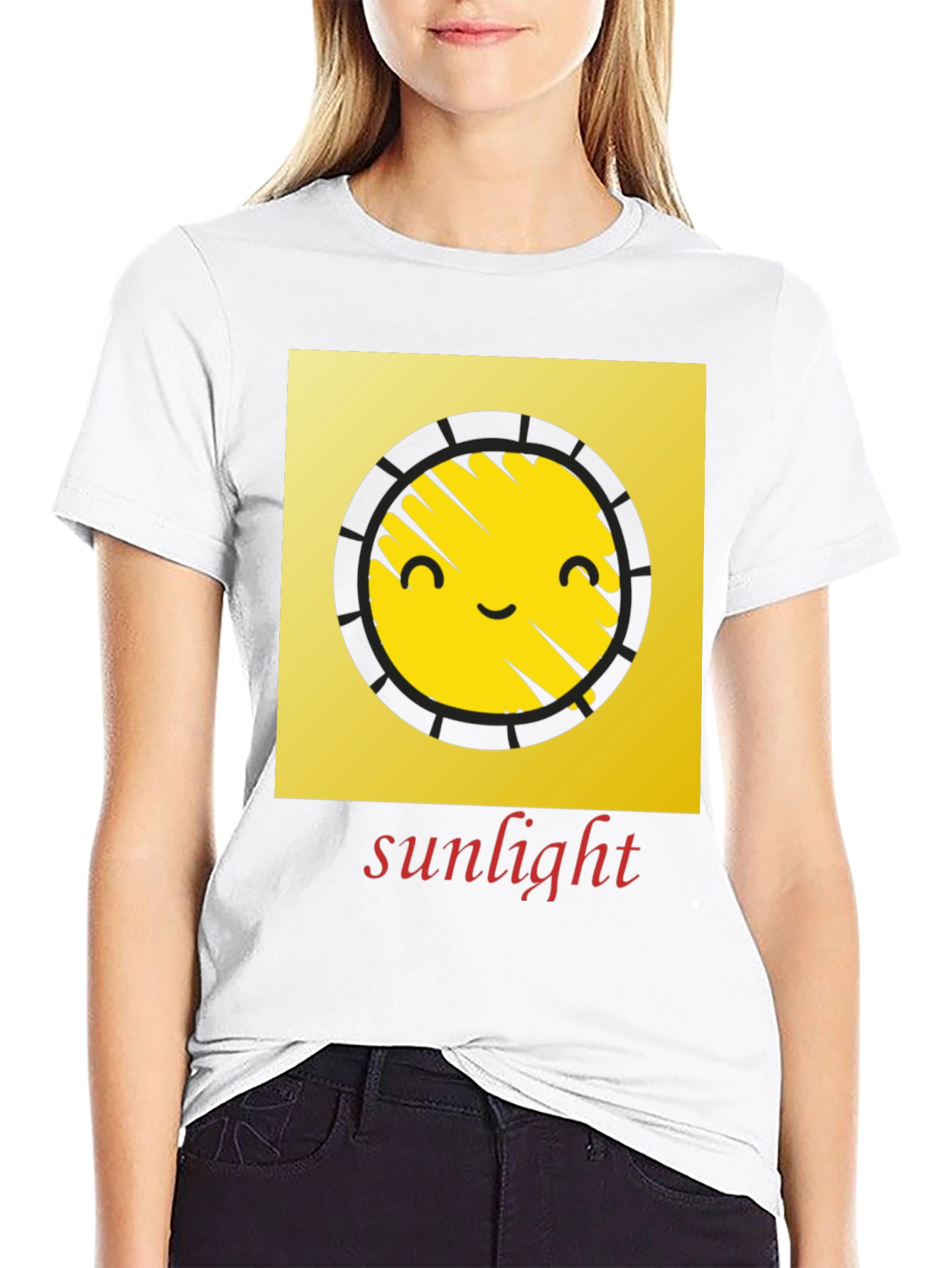 Sunlight Graphic Tee - Happy Sunshine Face