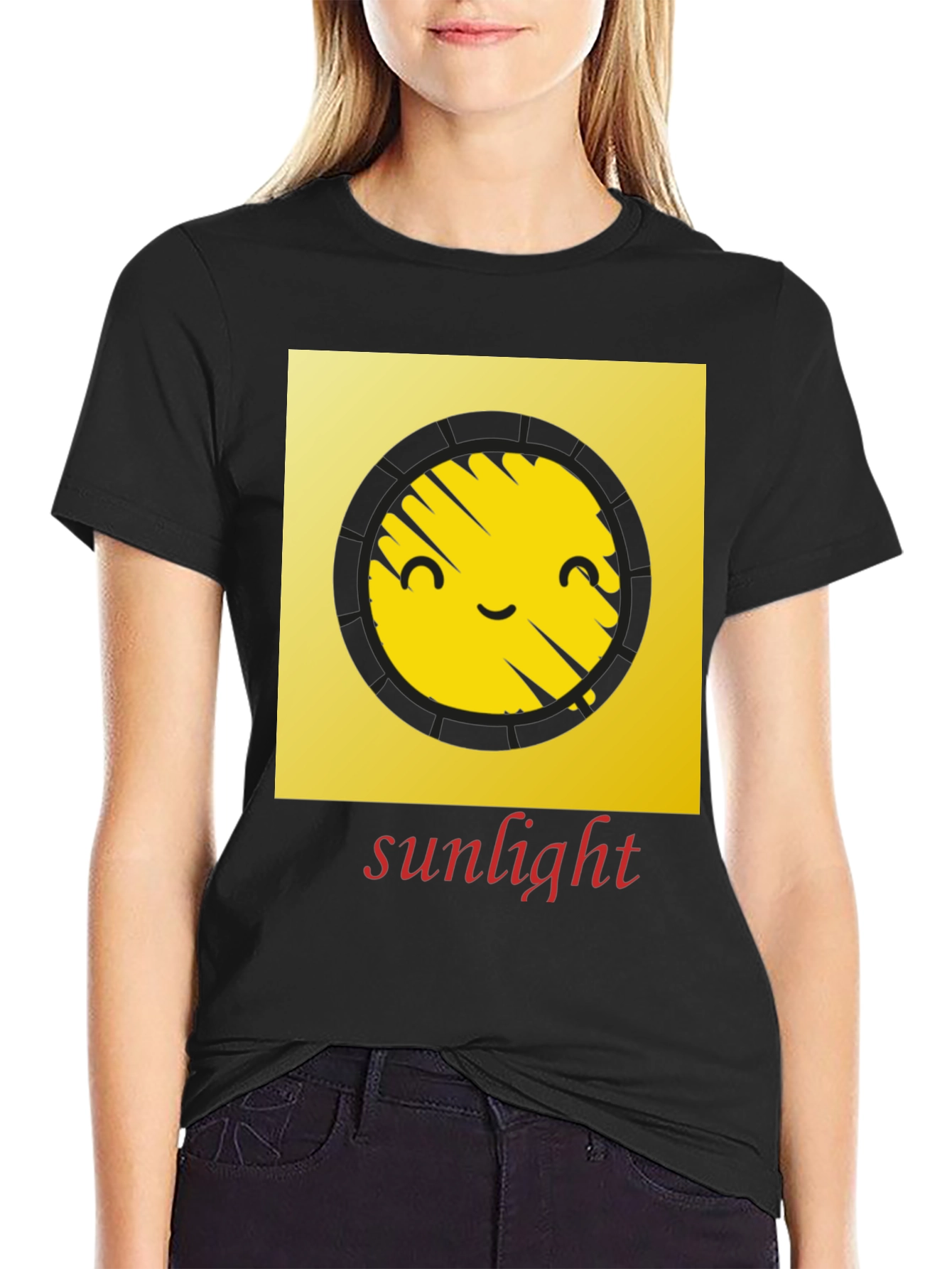 Sunlight Graphic Tee - Happy Sunshine Face