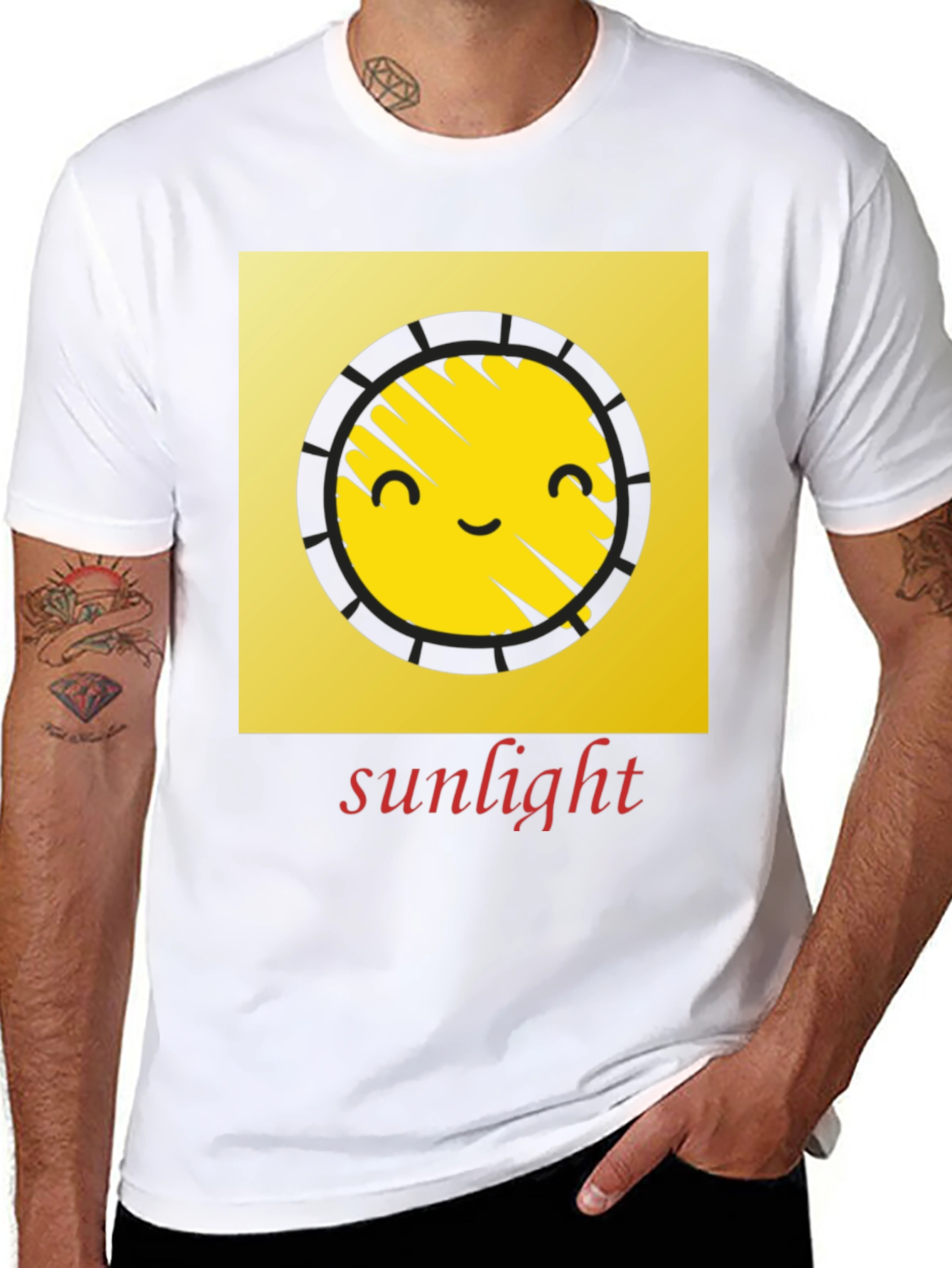 Sunlight Graphic Tee - Happy Sunshine Face
