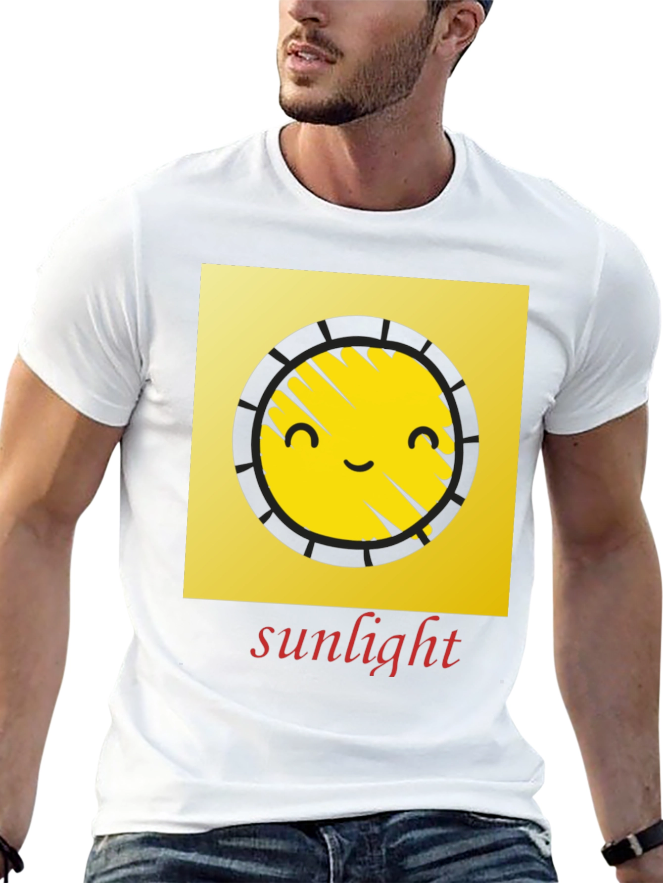Sunlight Graphic Tee - Happy Sunshine Face