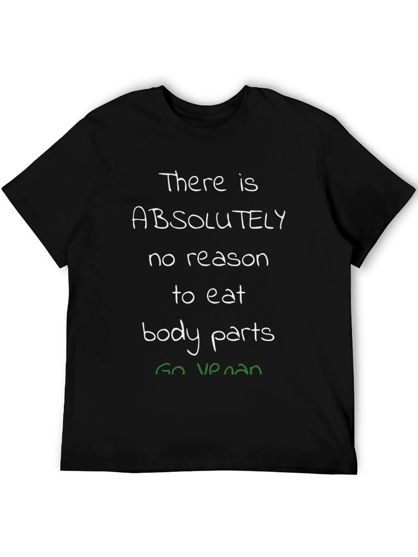 Vegan T-Shirt: No Reason to Eat Body Parts
