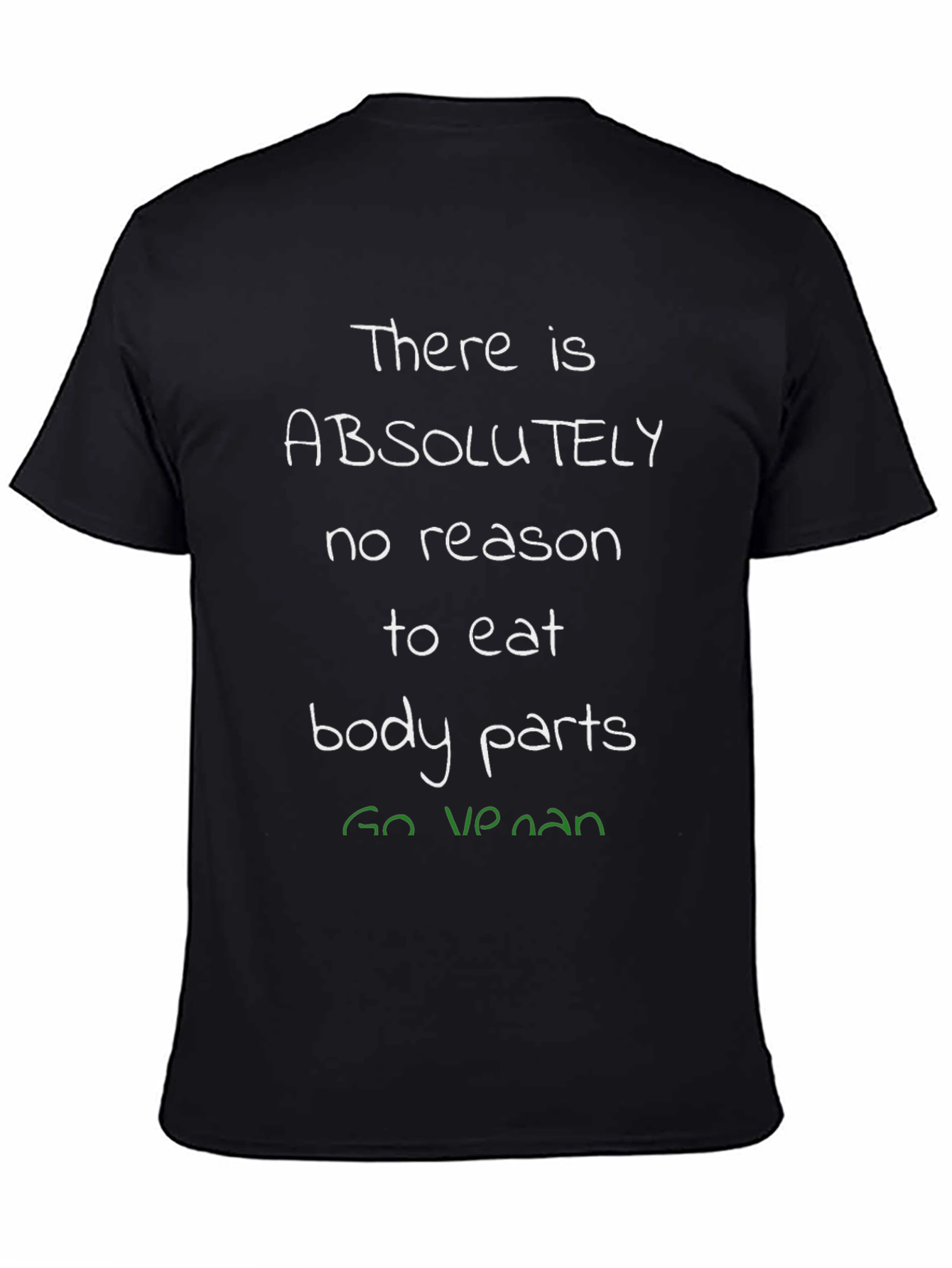 Vegan T-Shirt: No Reason to Eat Body Parts