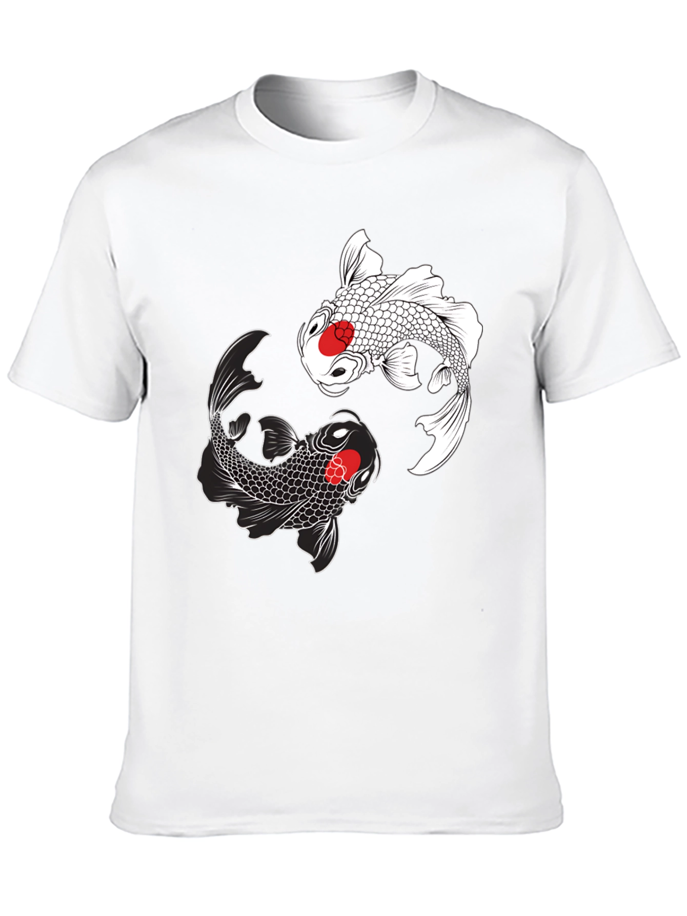 Yin Yang Koi Fish Graphic Tee