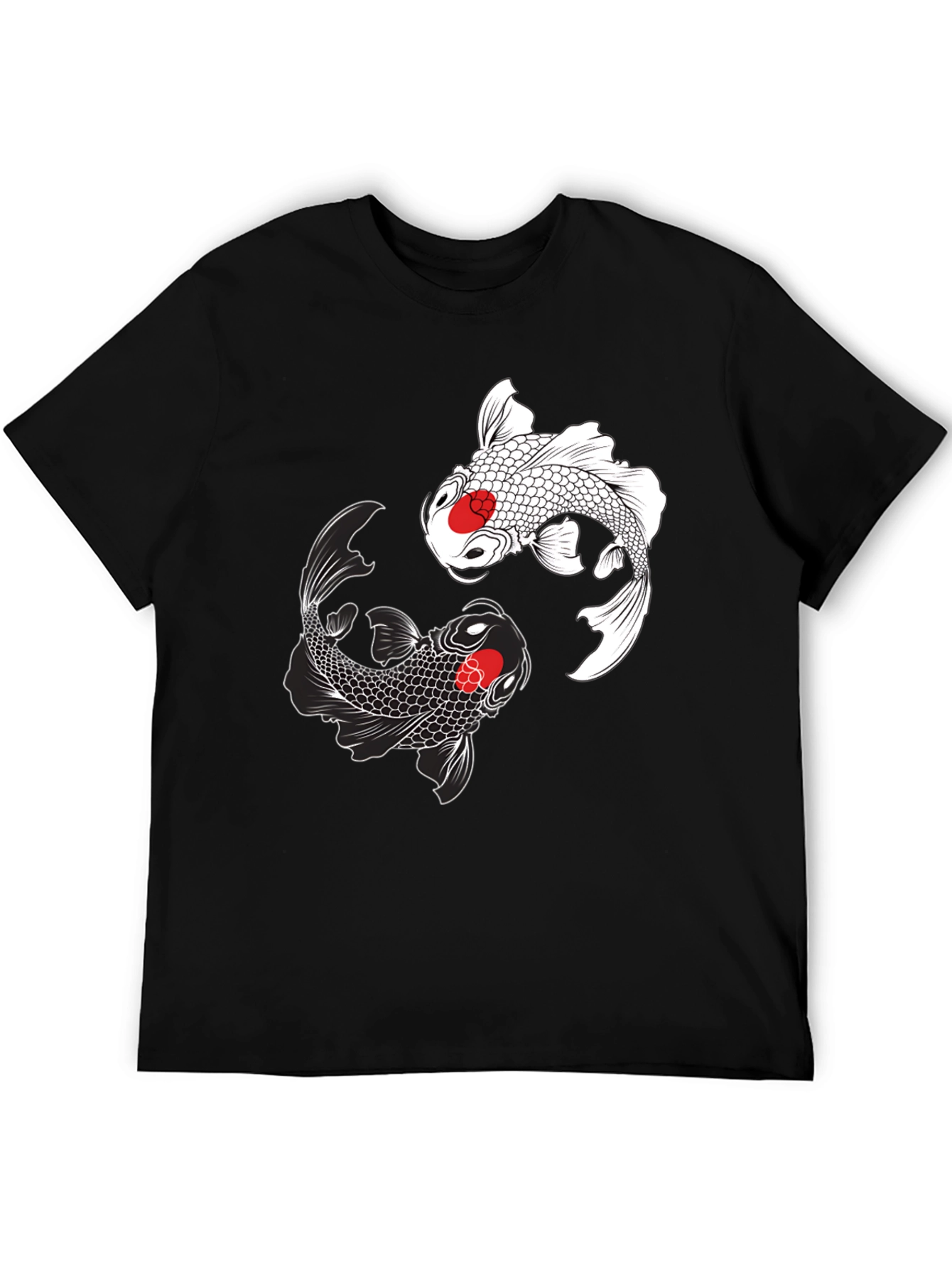 Yin Yang Koi Fish Graphic Tee
