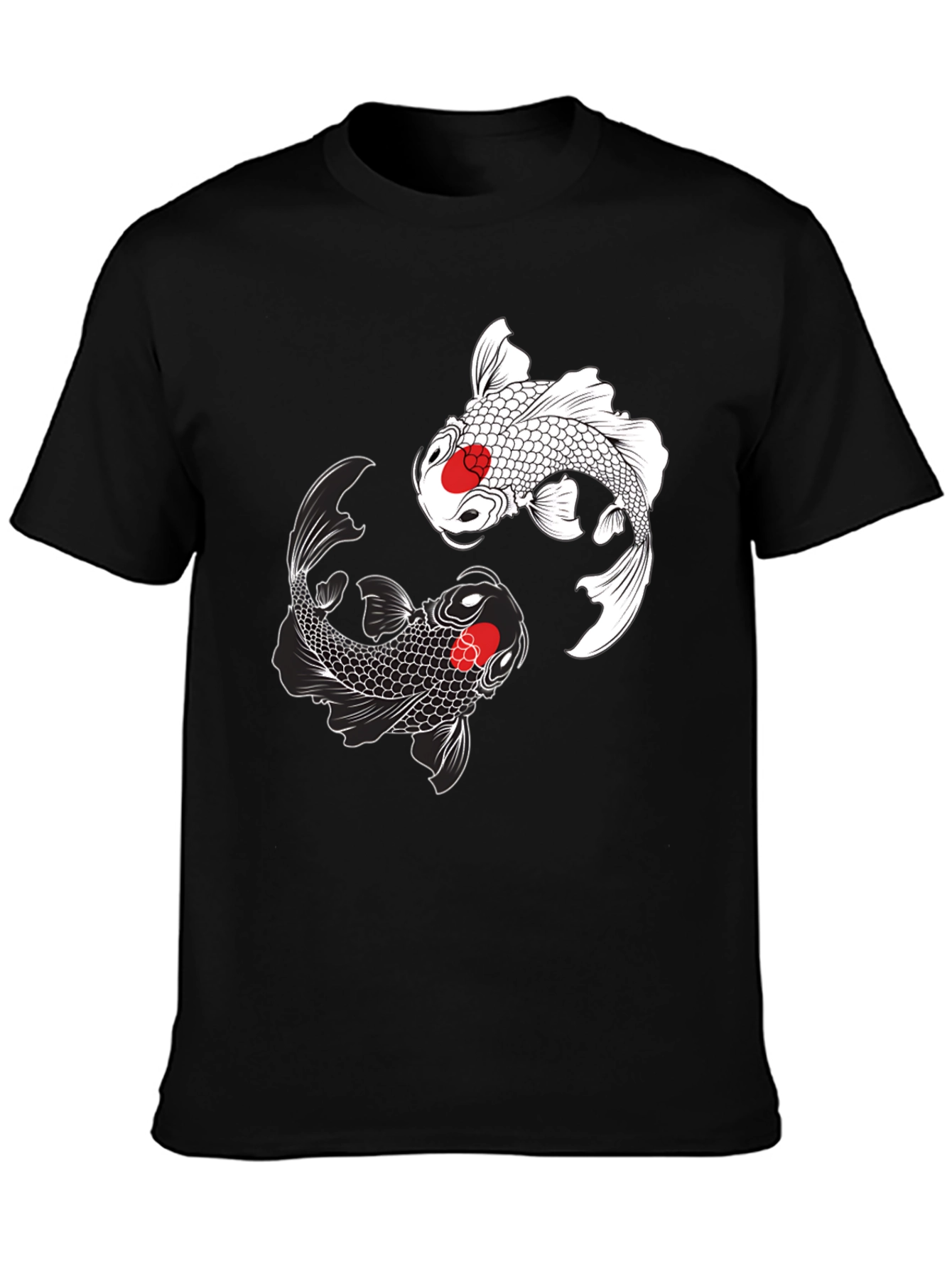Yin Yang Koi Fish Graphic Tee