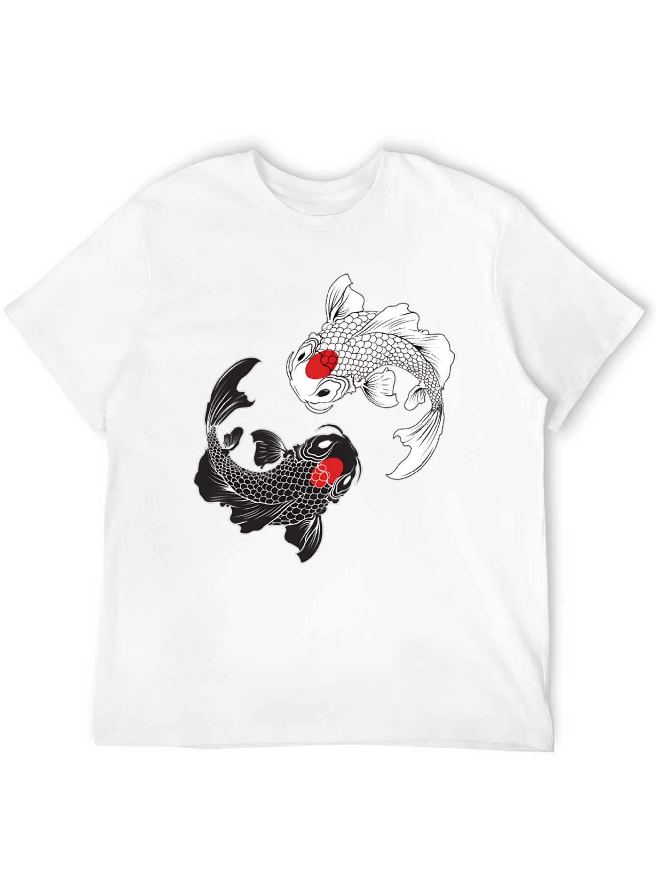 Yin Yang Koi Fish Graphic Tee