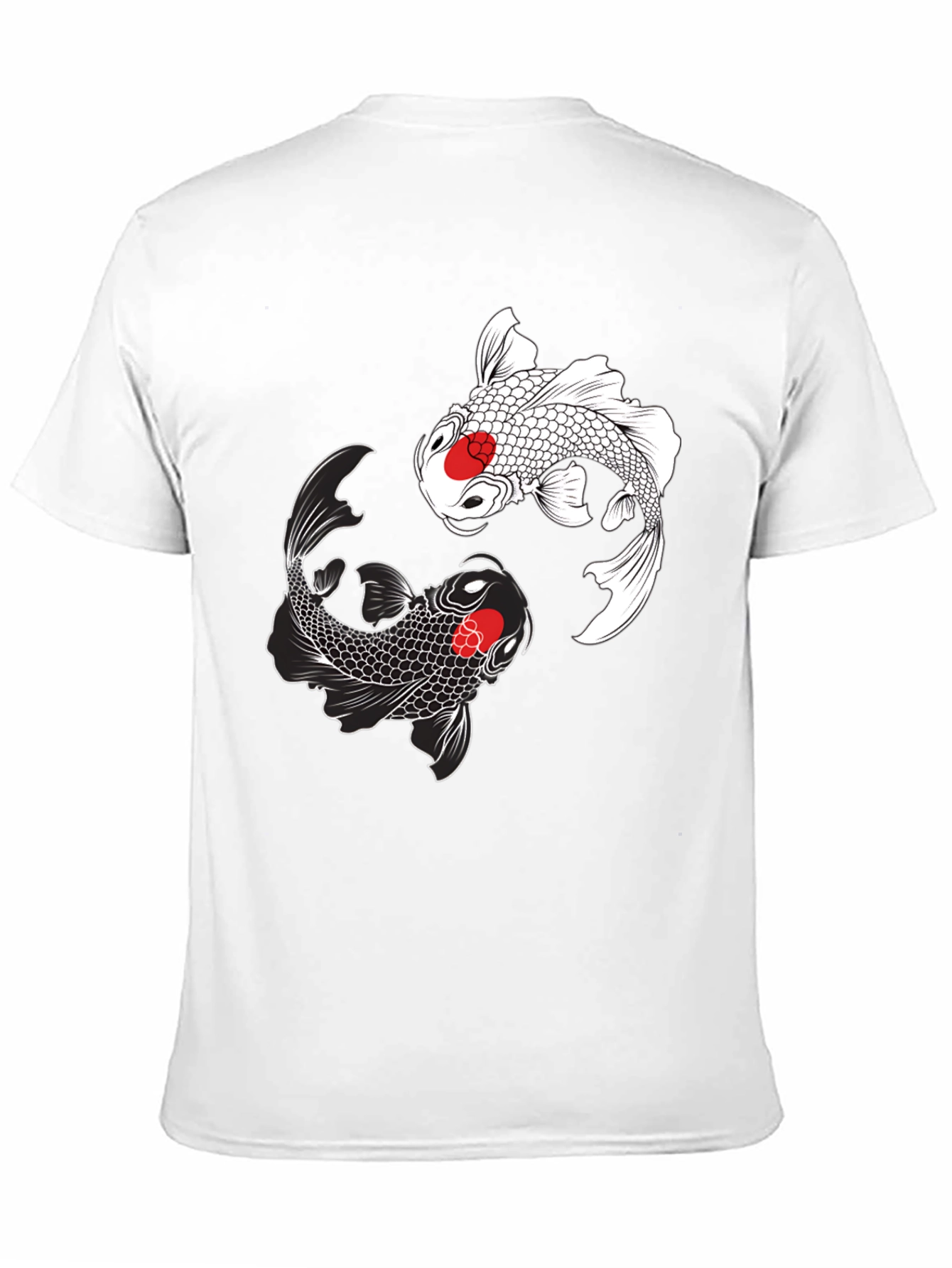 Yin Yang Koi Fish Graphic Tee