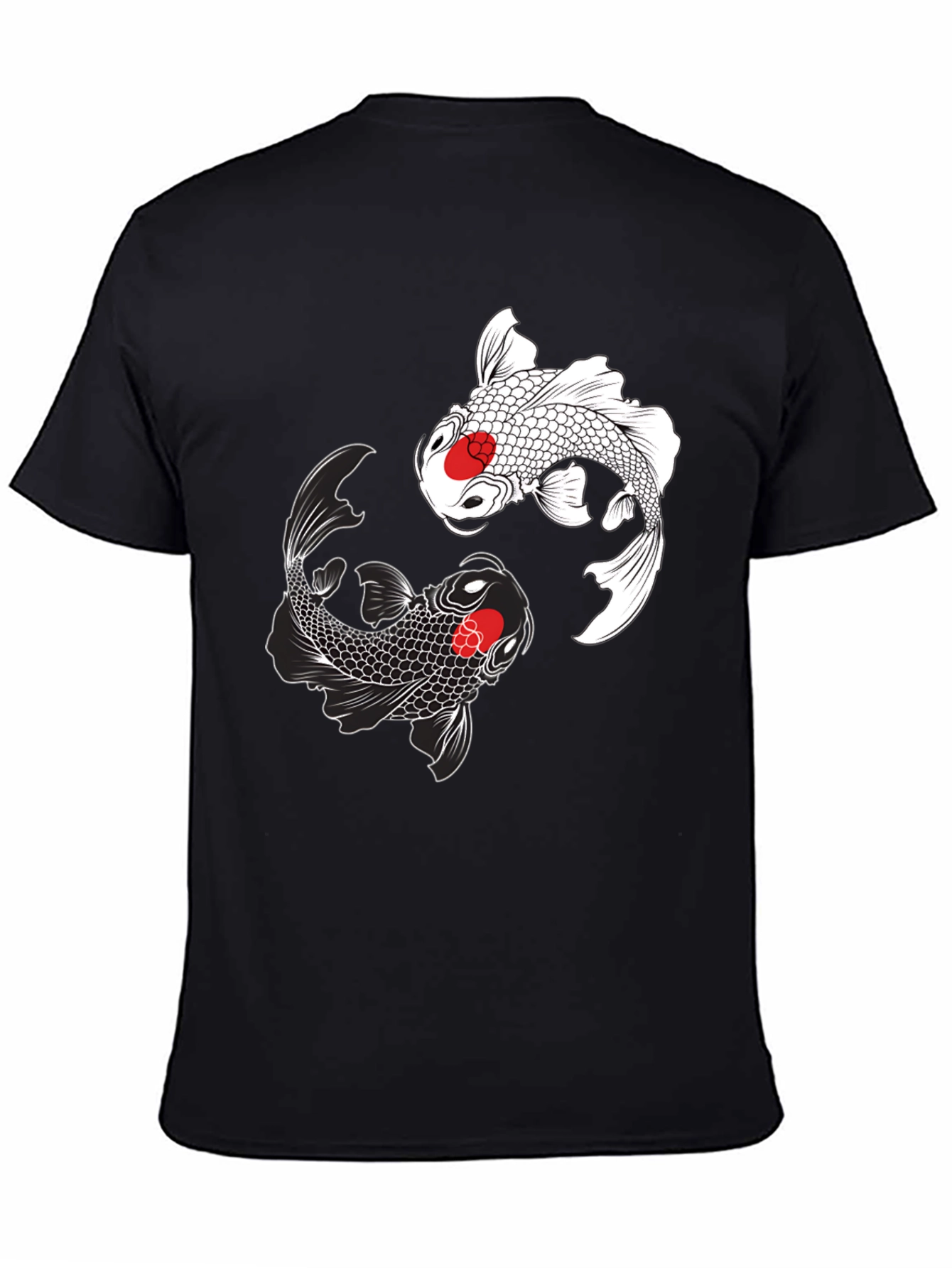 Yin Yang Koi Fish Graphic Tee
