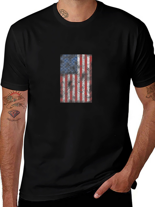 American Flag Graphic Tee - Patriotic Style
