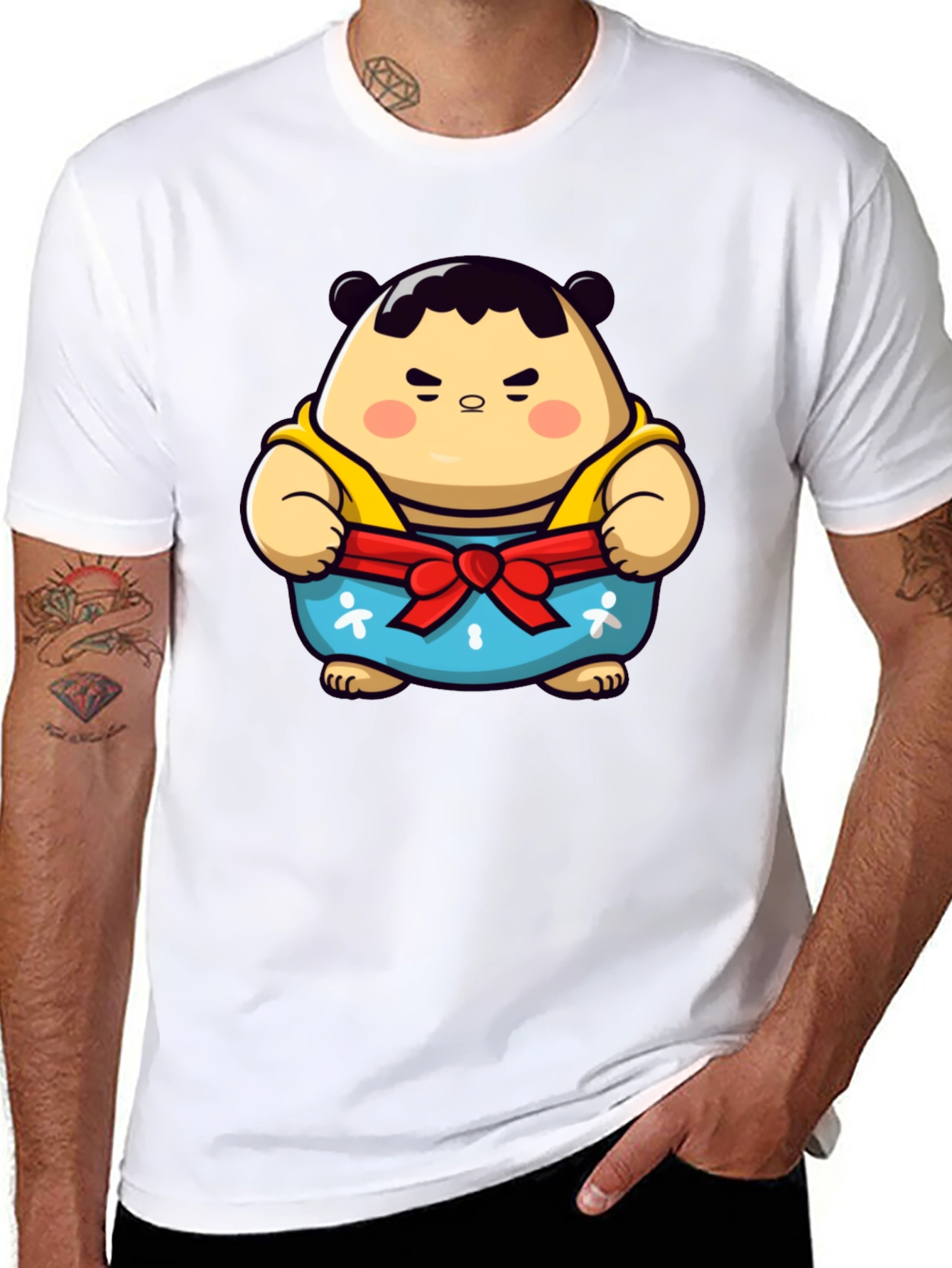Sumo Wrestler Graphic Tee