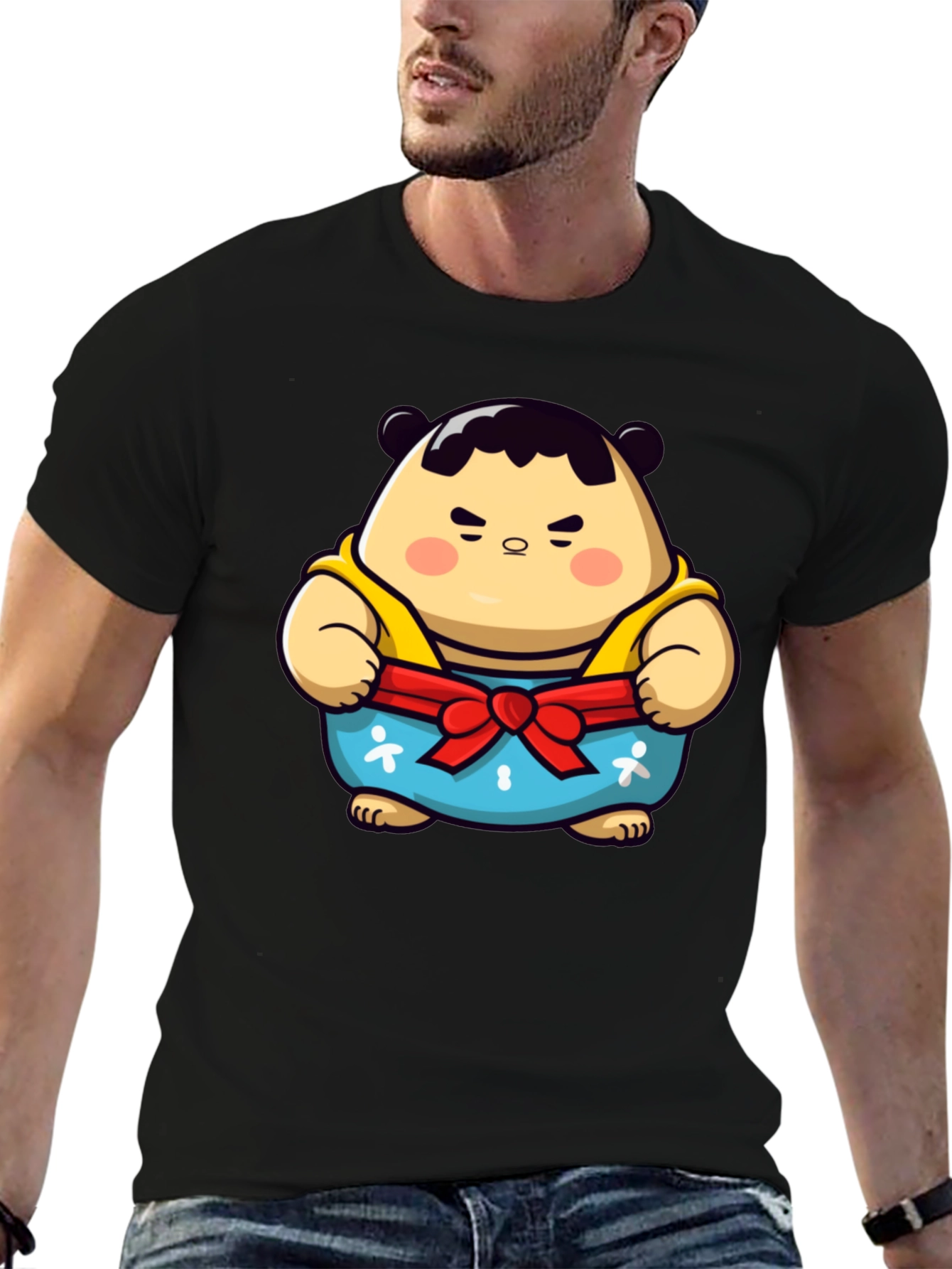 Sumo Wrestler Graphic Tee