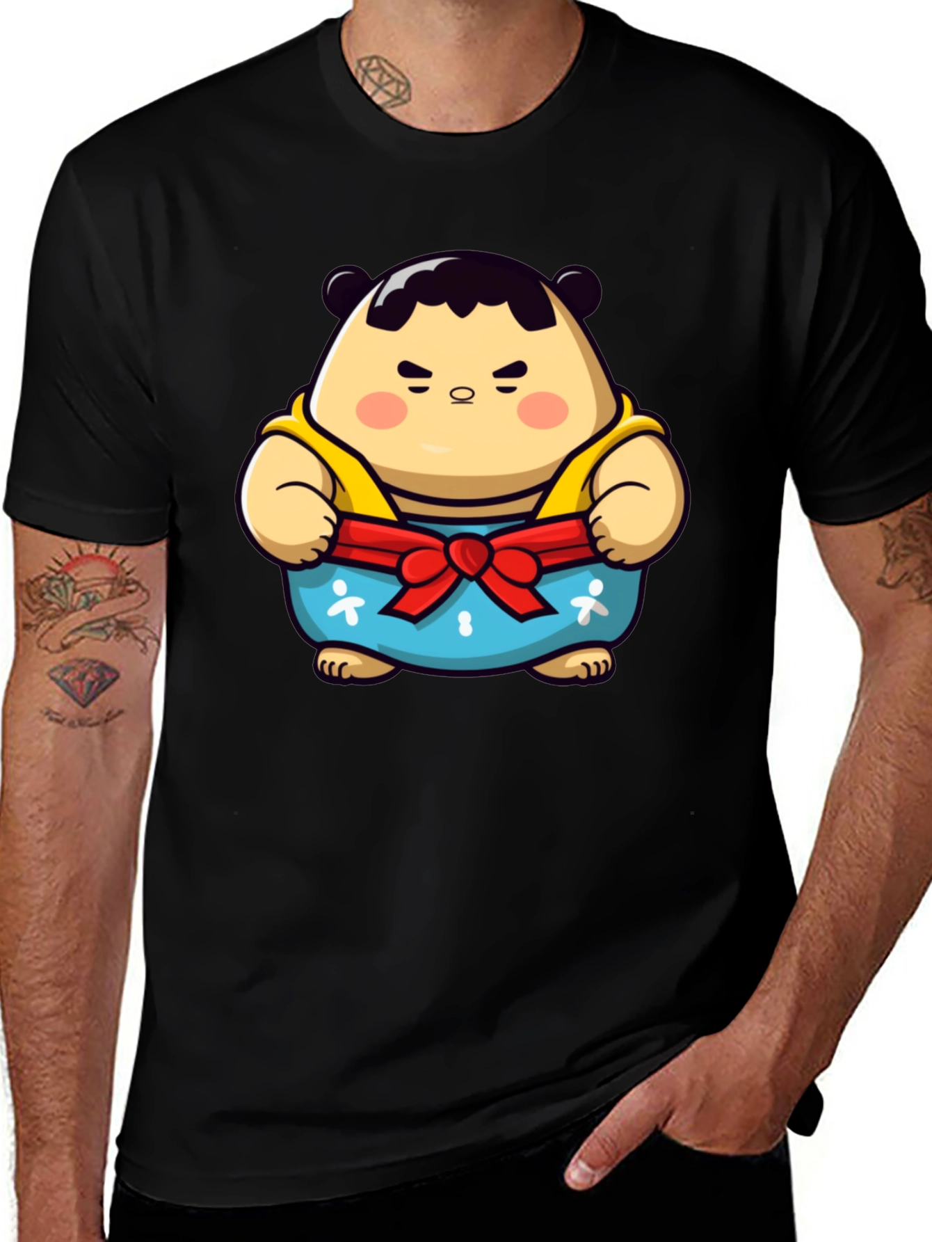 Sumo Wrestler Graphic Tee