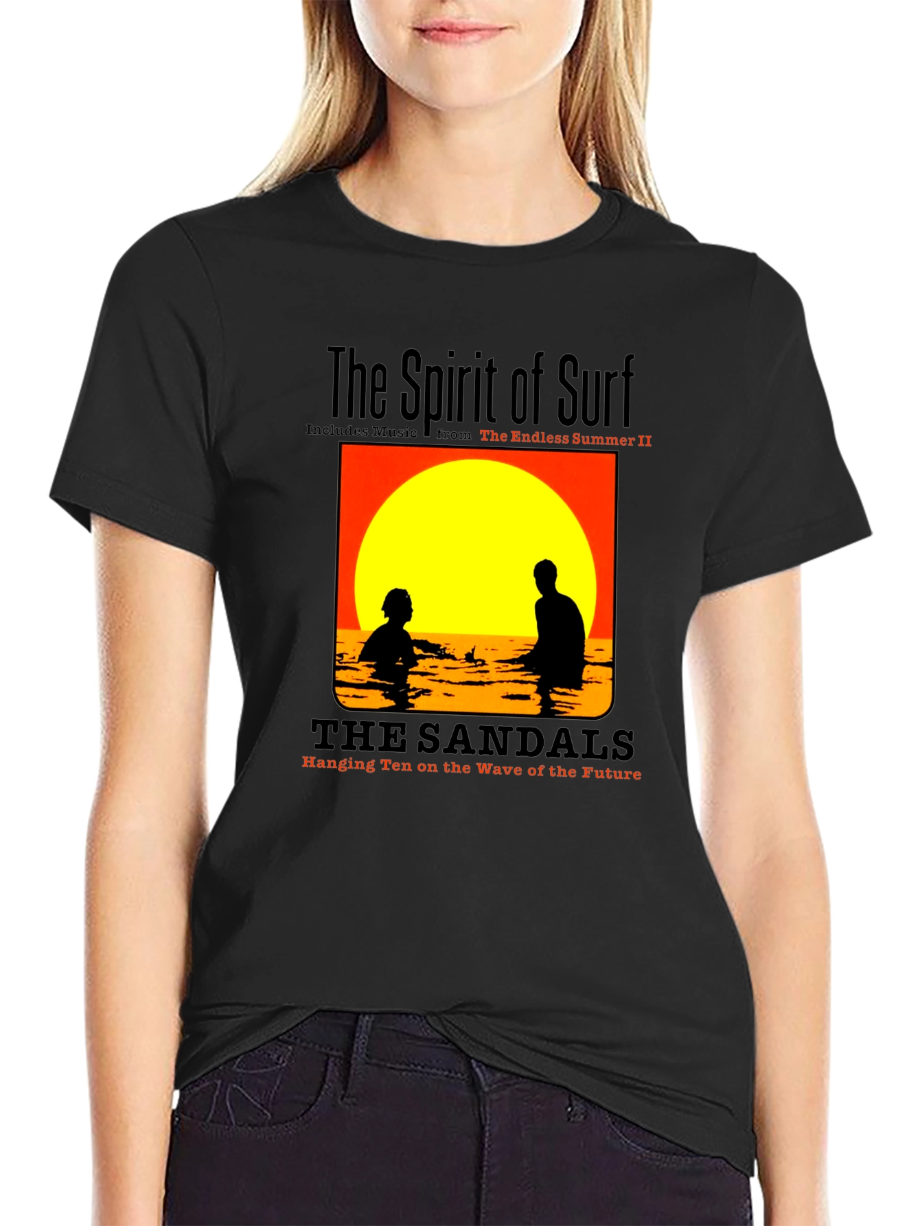 The Spirit of Surf Black T-Shirt