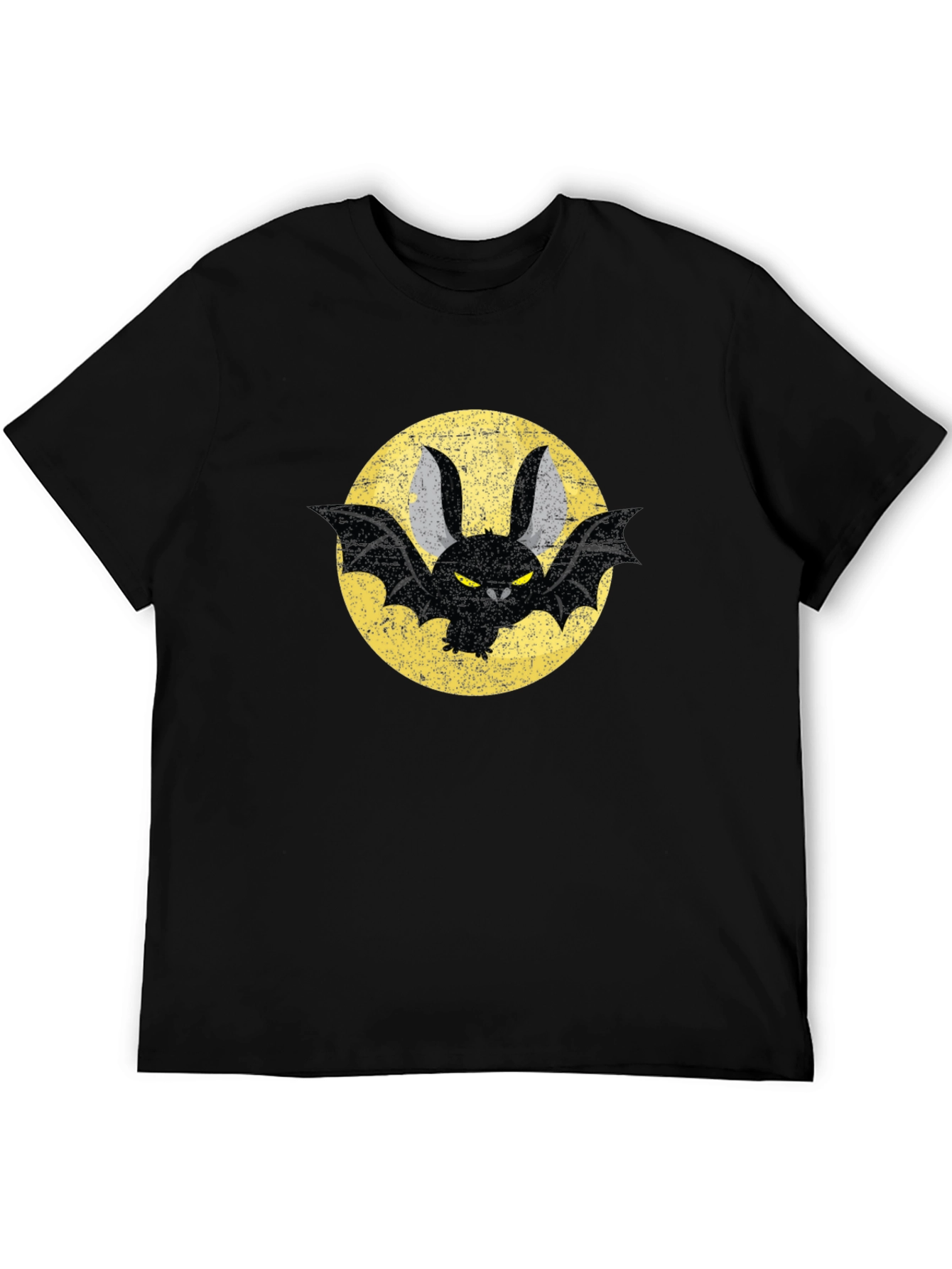 Bat Graphic T-Shirt - Black