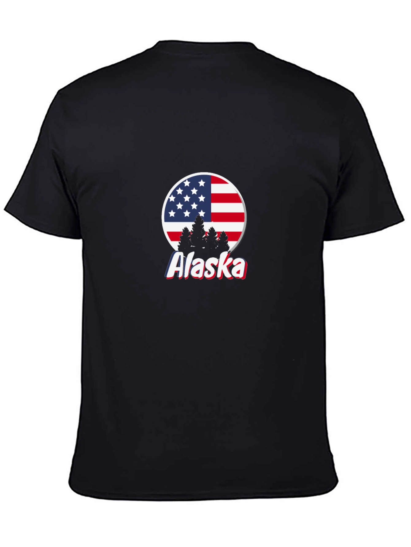Alaska US Flag Graphic T-Shirt