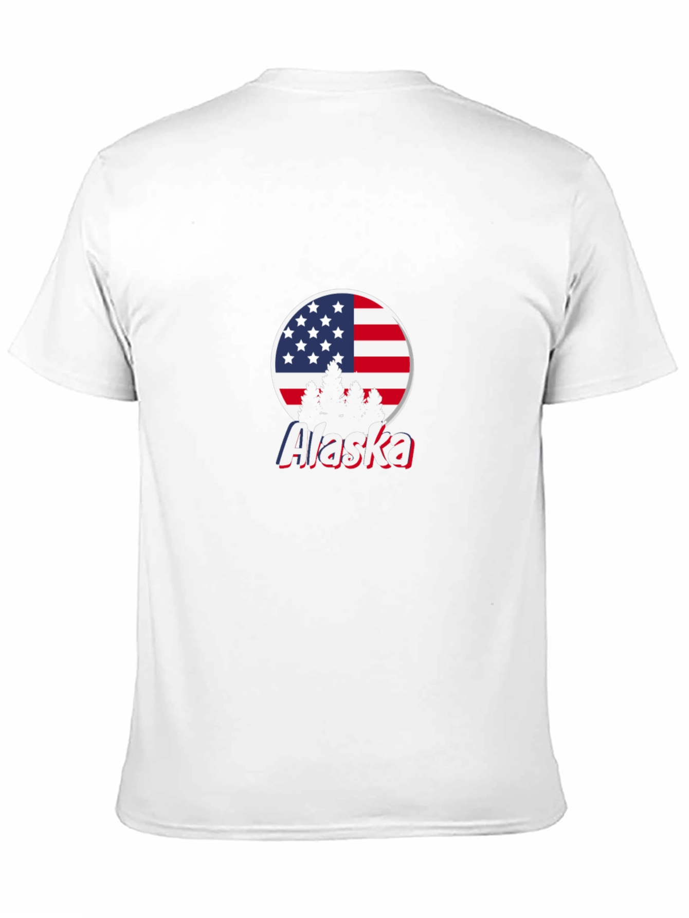 Alaska US Flag Graphic T-Shirt