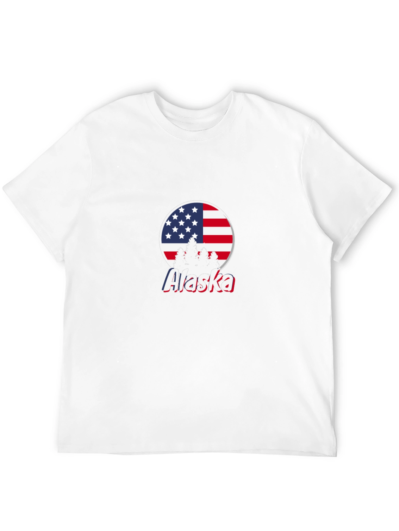 Alaska US Flag Graphic T-Shirt