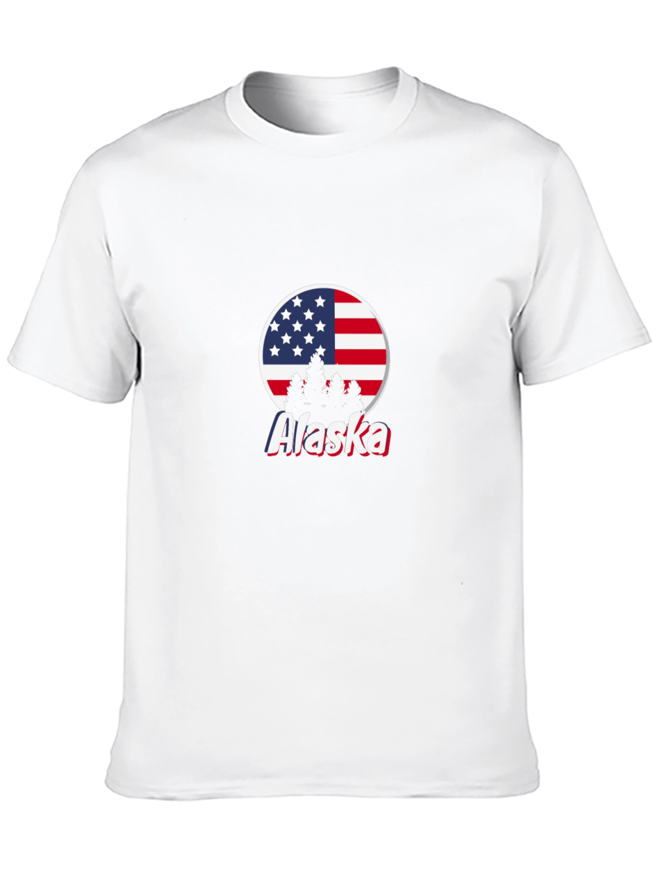 Alaska US Flag Graphic T-Shirt