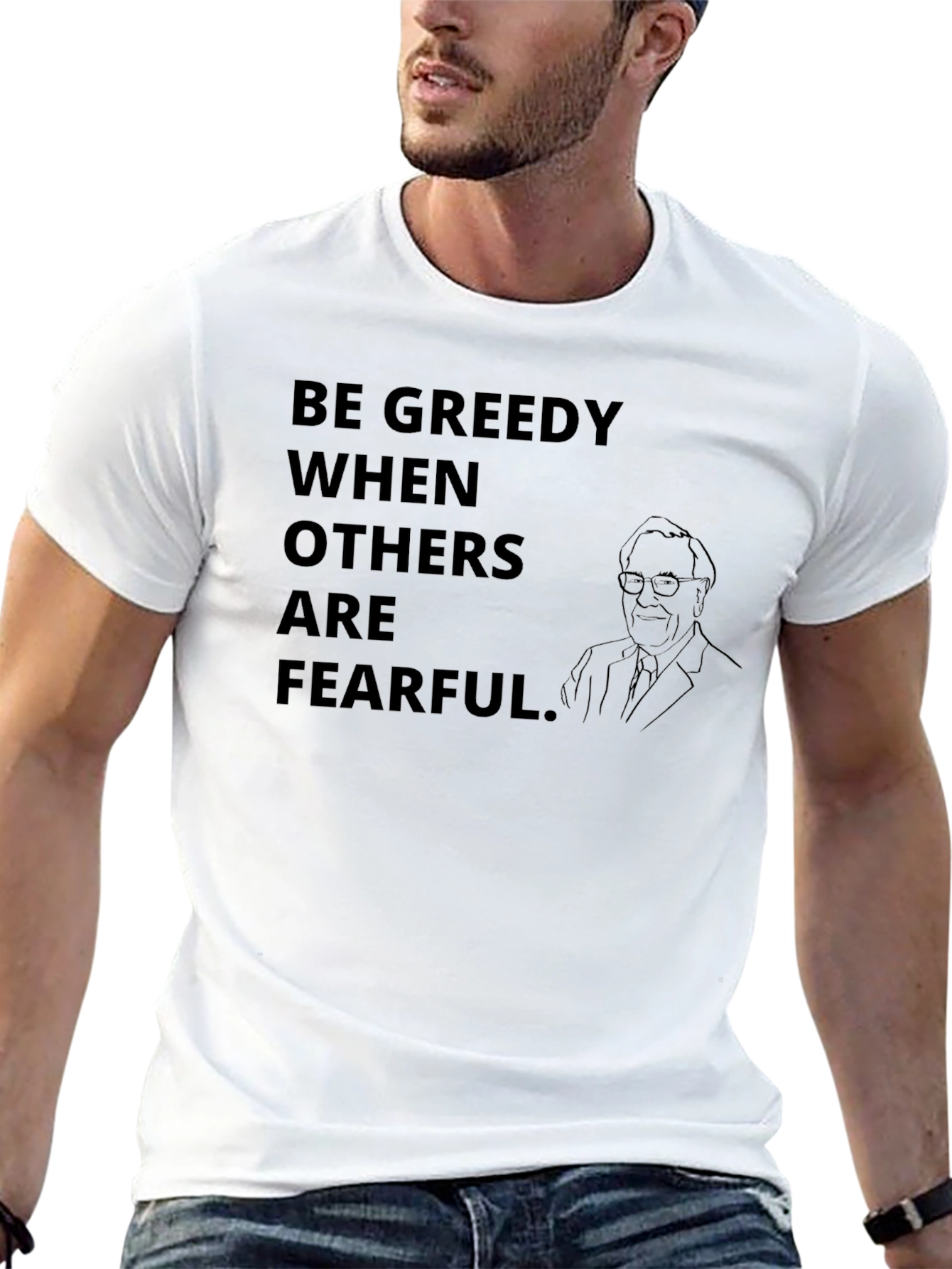 Be Greedy T-Shirt: Warren Buffett Investor Tee