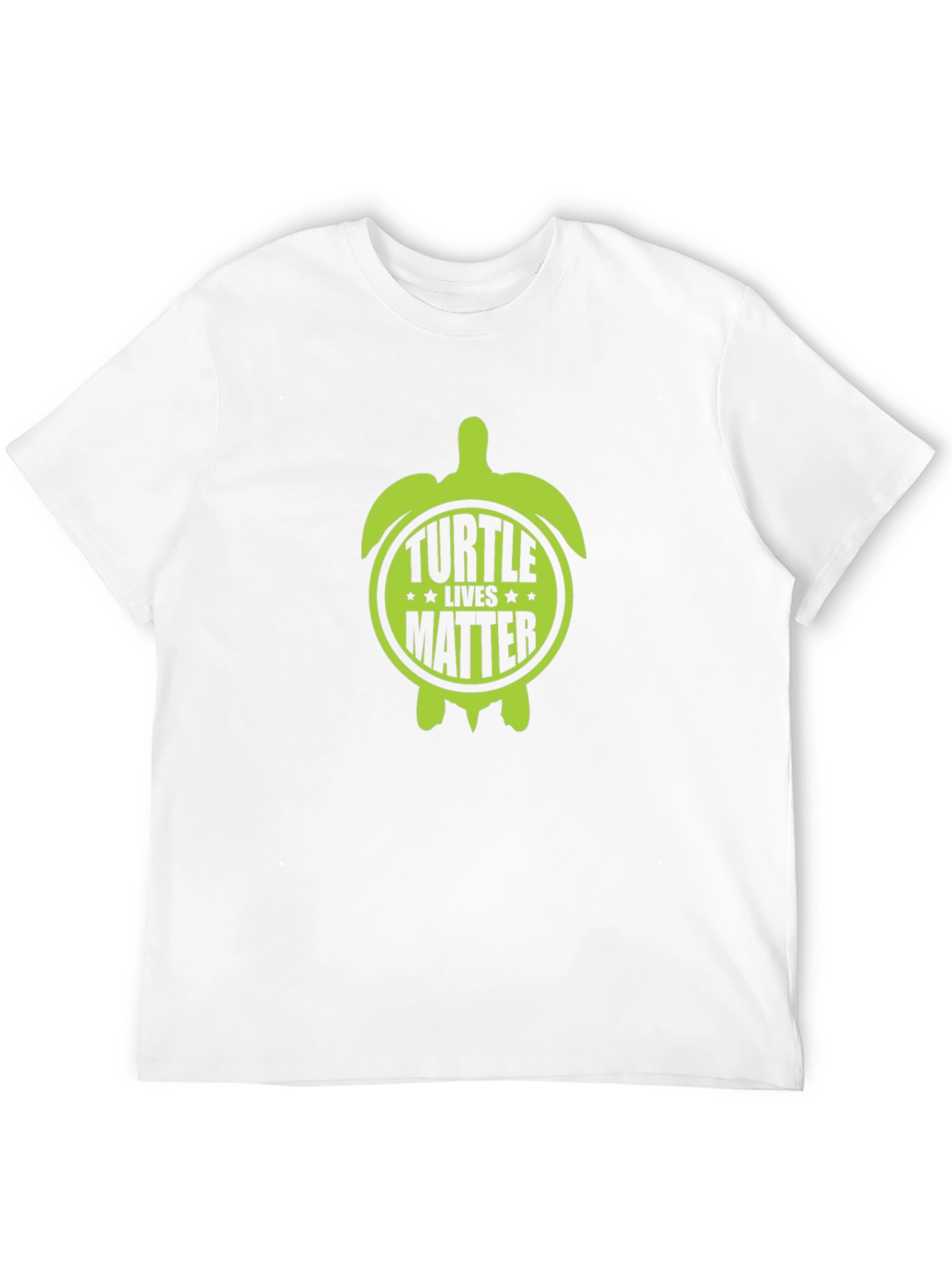 Turtle Lives Matter Graphic Tee - Black Cotton T-Shirt
