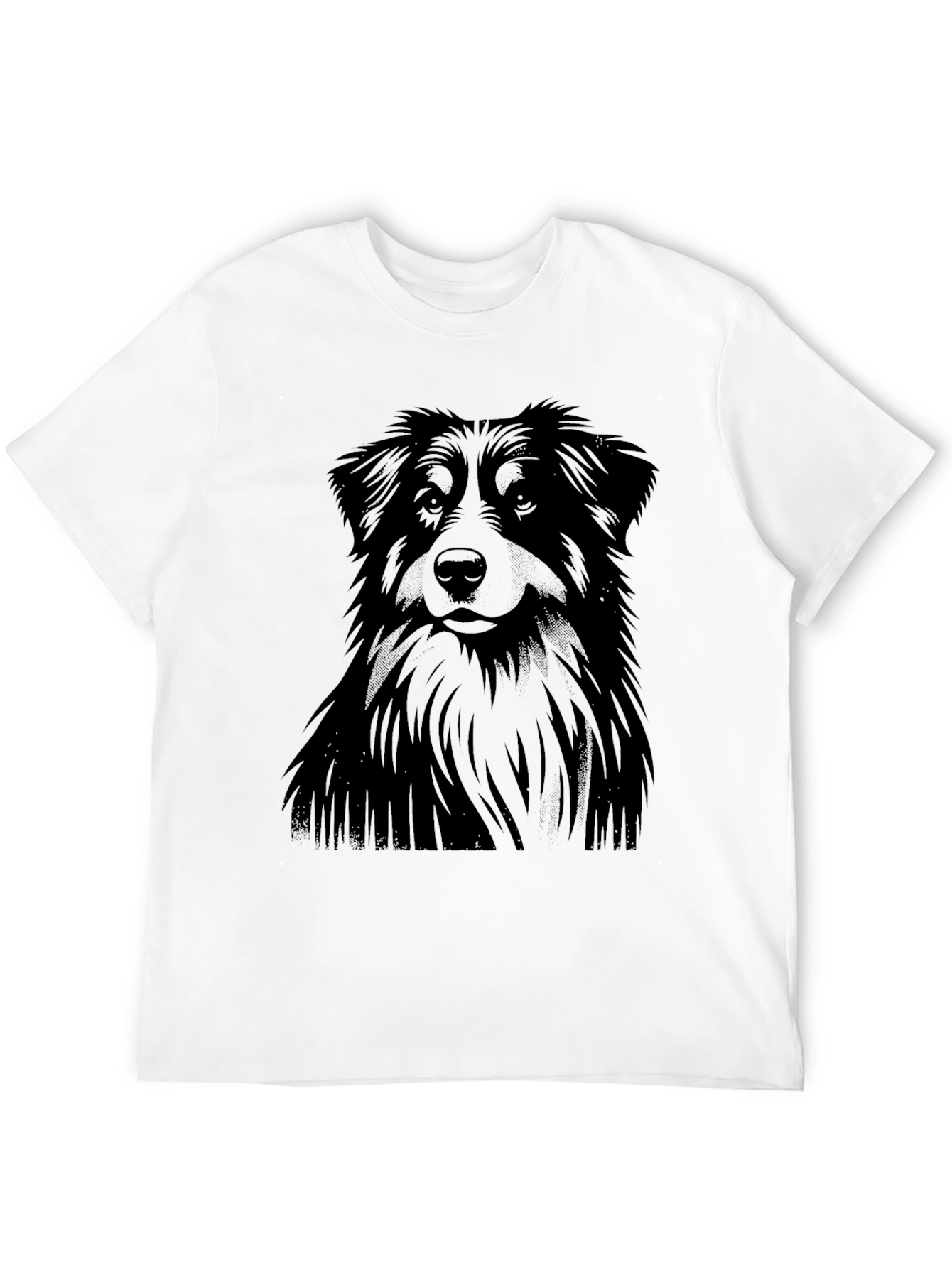 Black Dog Graphic T-Shirt for Men