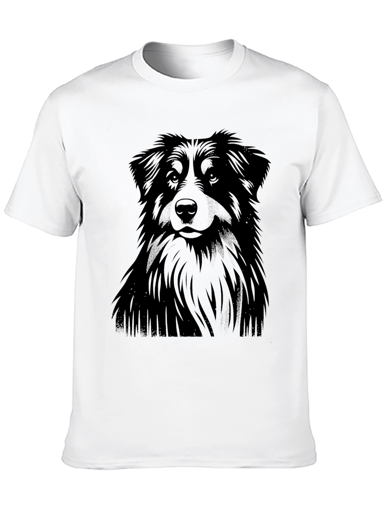 Black Dog Graphic T-Shirt for Men