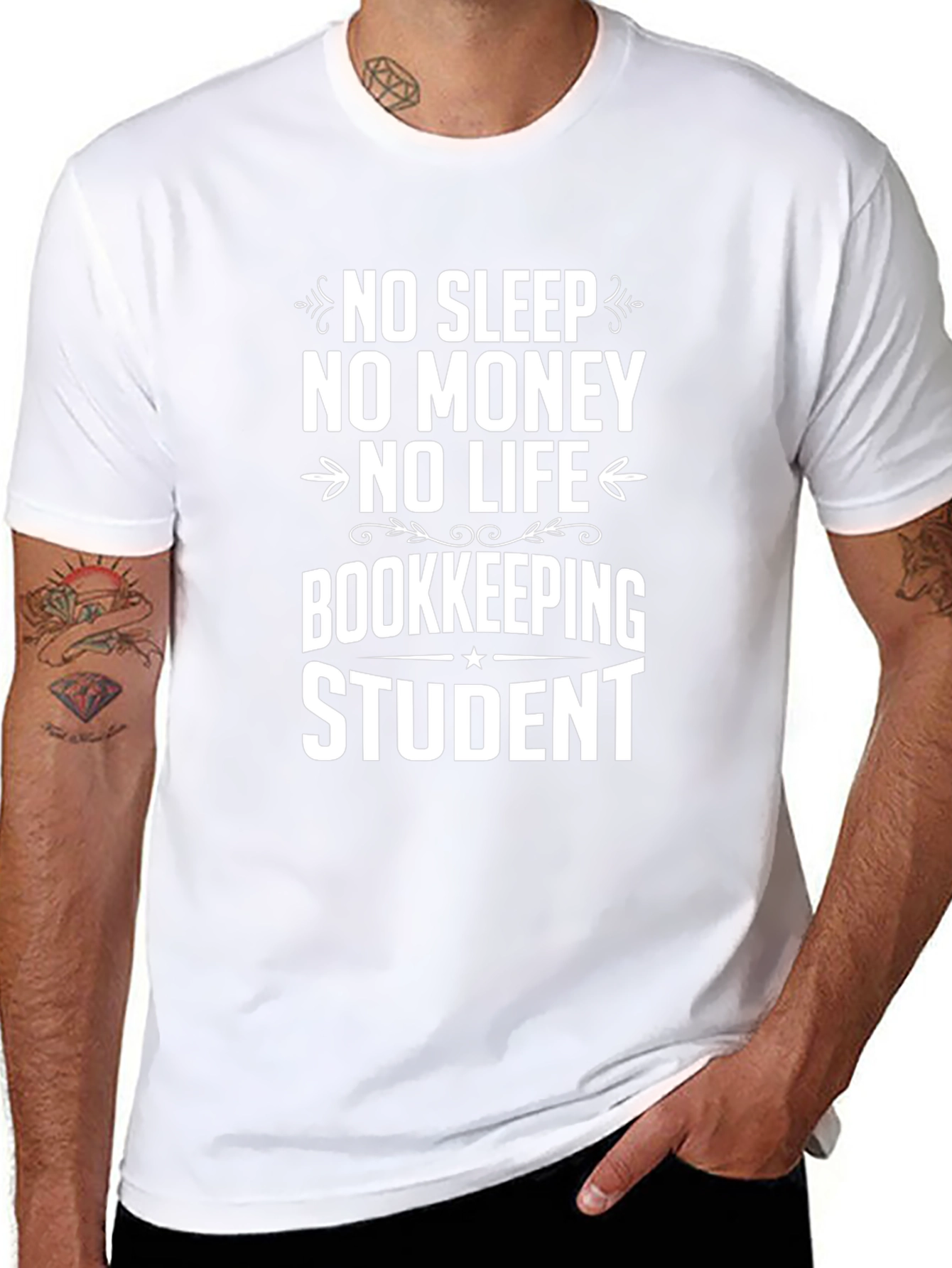 Bookkeeping Student Funny Graphic T-Shirt