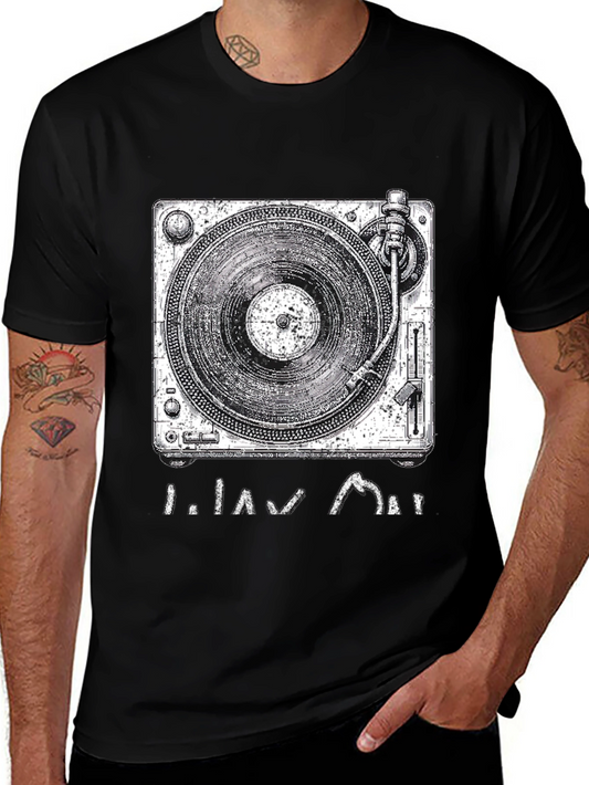 Turntable Graphic Tee - DJ Style