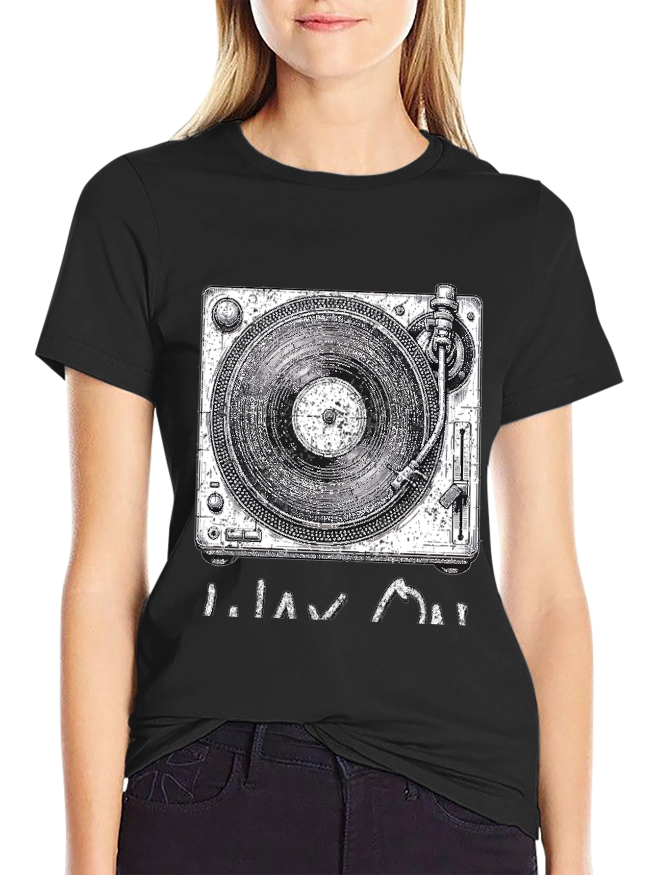 Turntable Graphic Tee - DJ Style