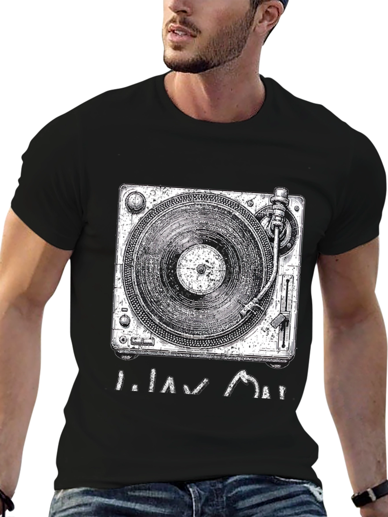 Turntable Graphic Tee - DJ Style