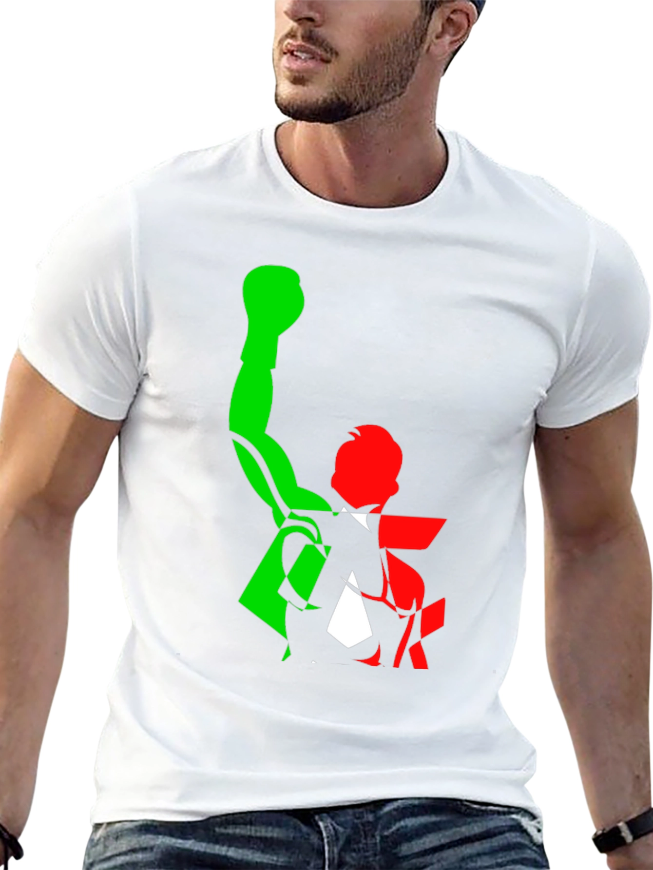 Bold Graphic Tee: Fist & Figure