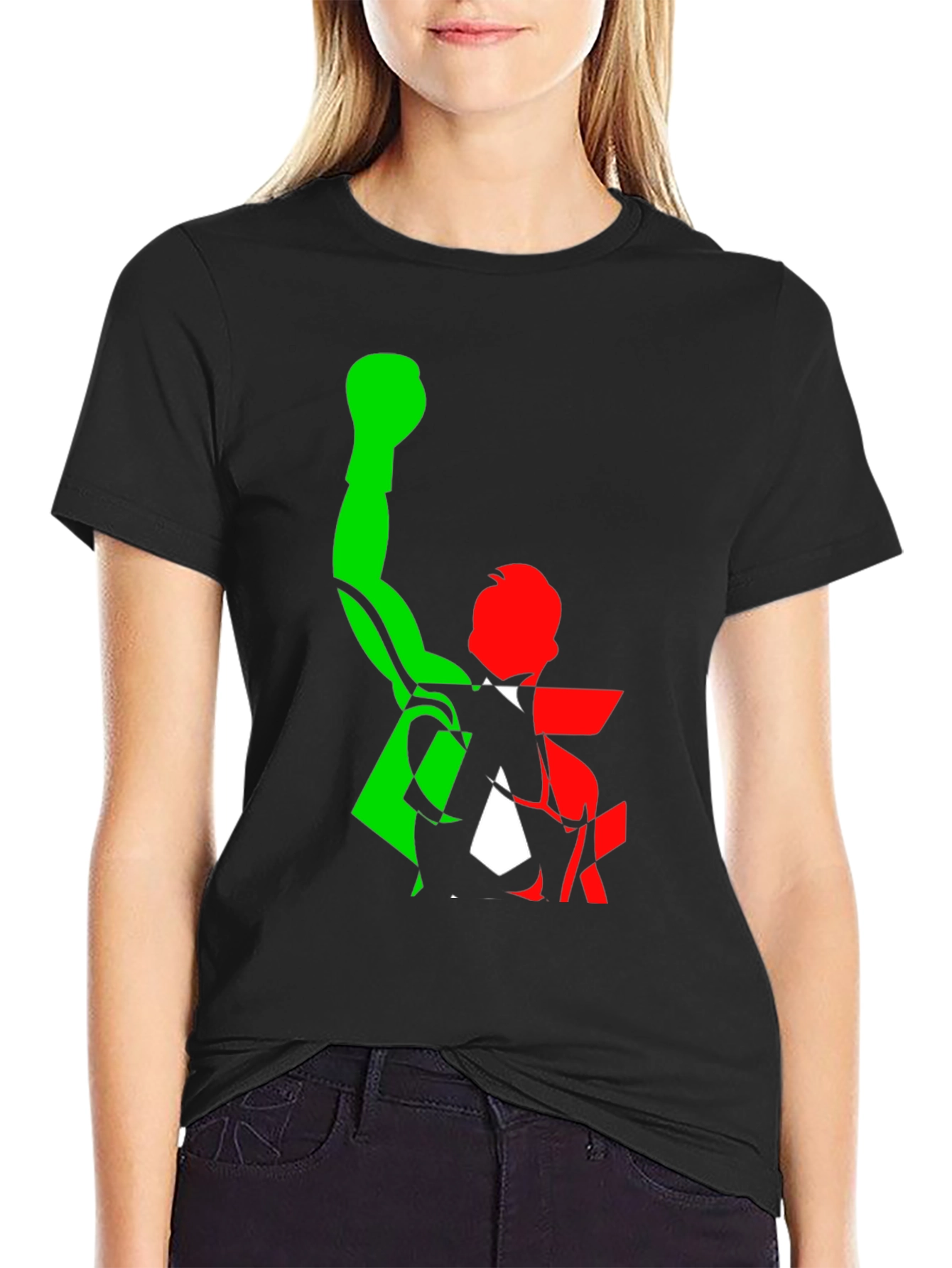 Bold Graphic Tee: Fist & Figure