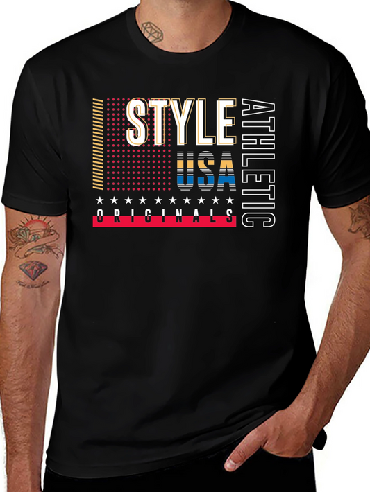 Stylish USA Athletic Originals Black T-Shirt