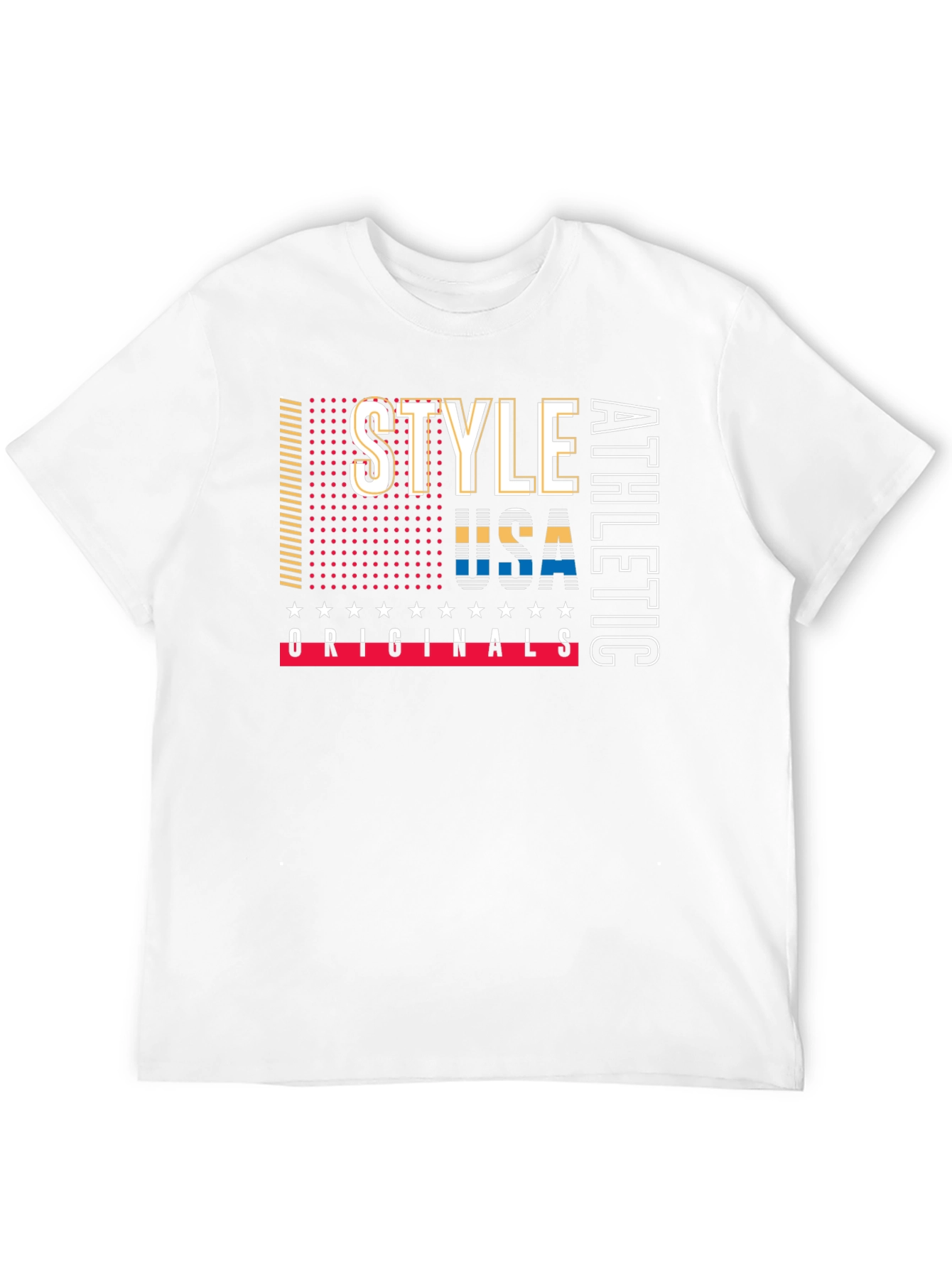 Stylish USA Athletic Originals Black T-Shirt