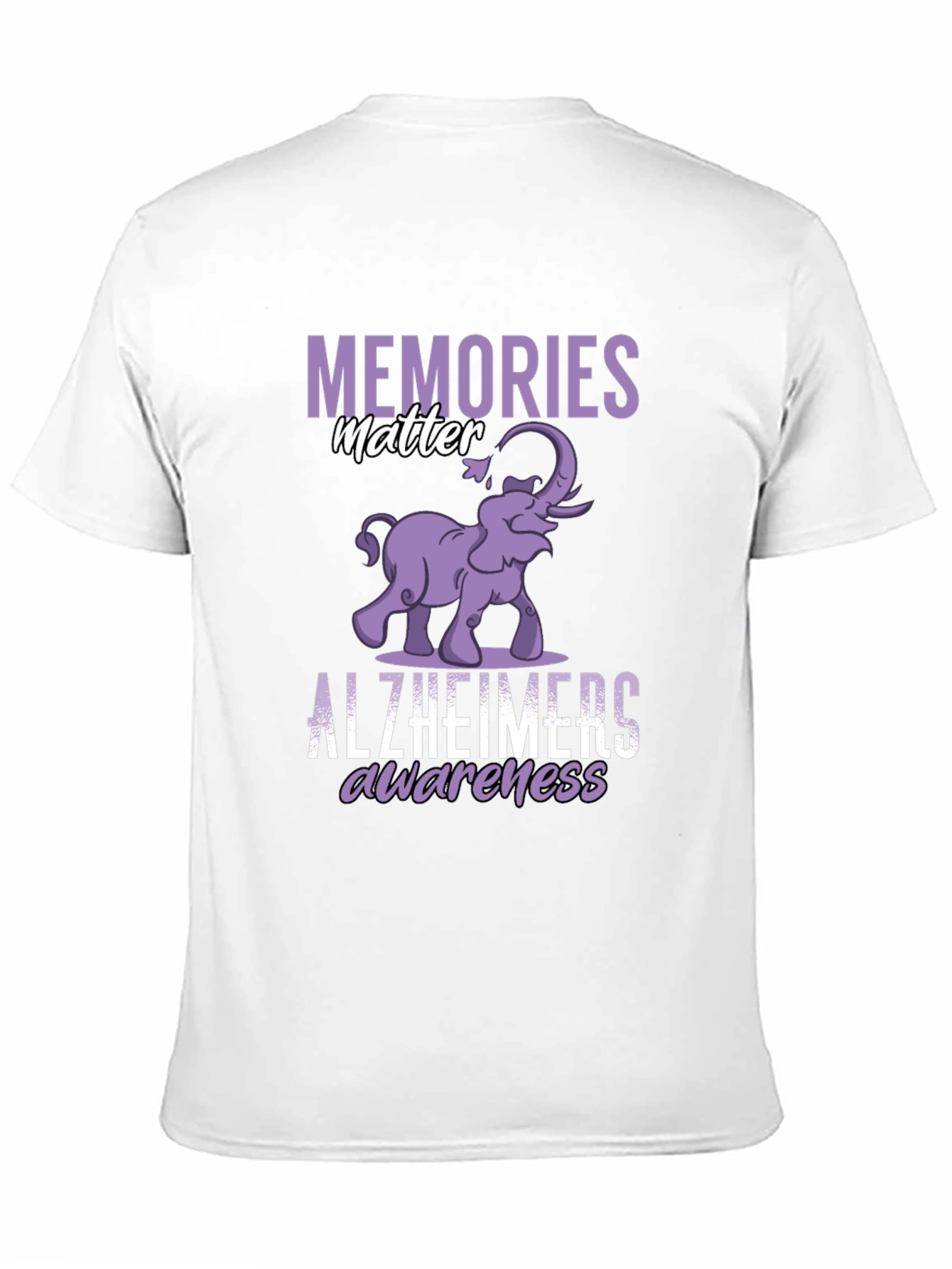 Alzheimers Awareness Graphic T-Shirt