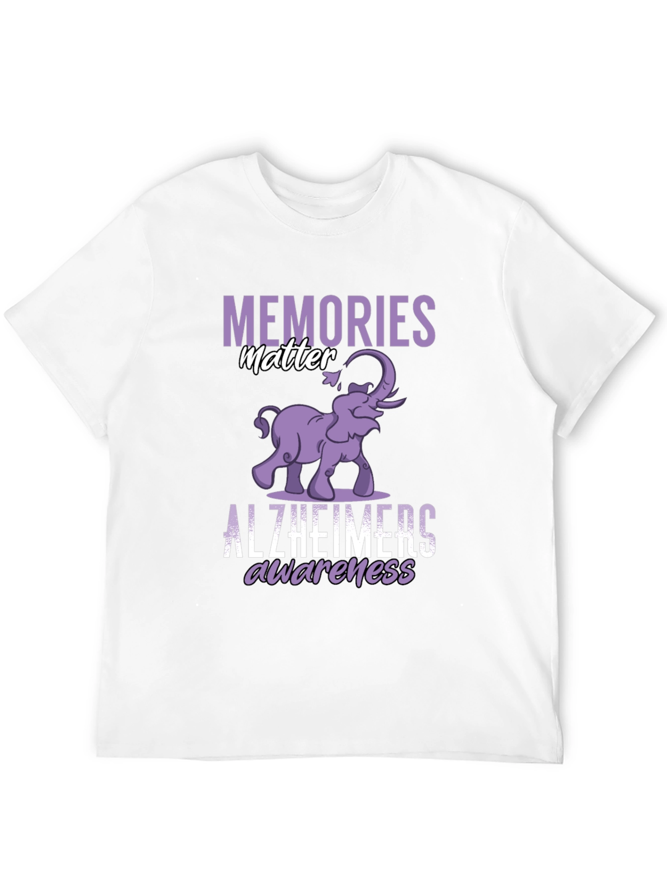 Alzheimers Awareness Graphic T-Shirt