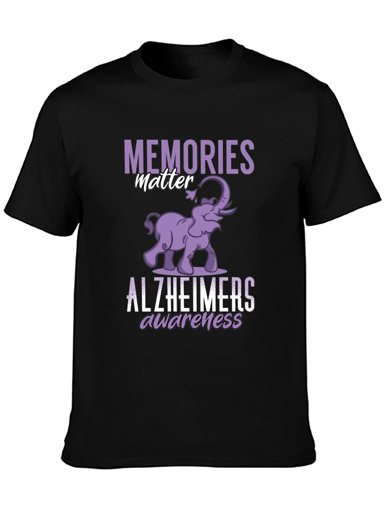 Alzheimers Awareness Graphic T-Shirt