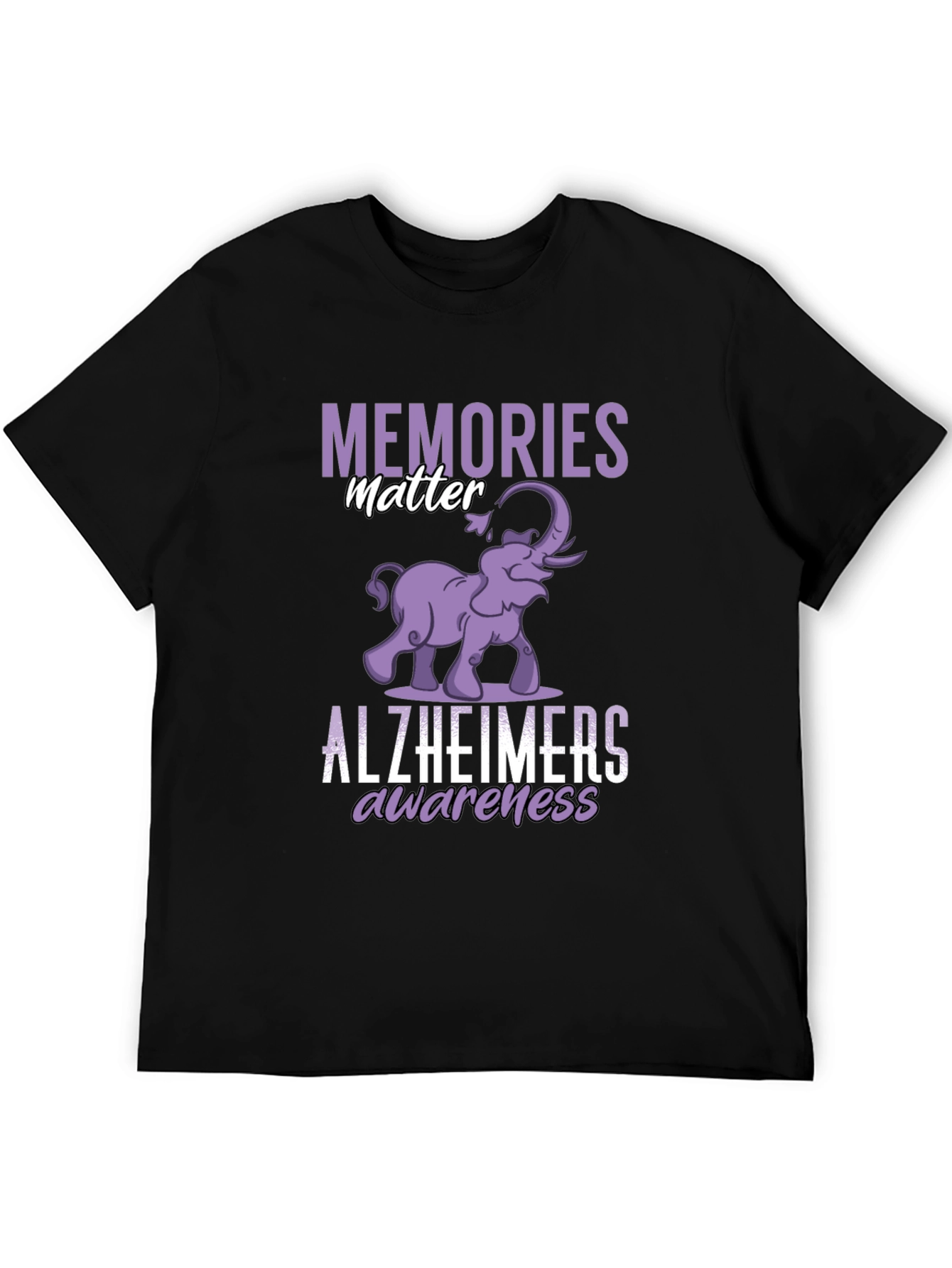 Alzheimers Awareness Graphic T-Shirt