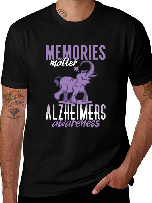 Alzheimers Awareness Graphic T-Shirt