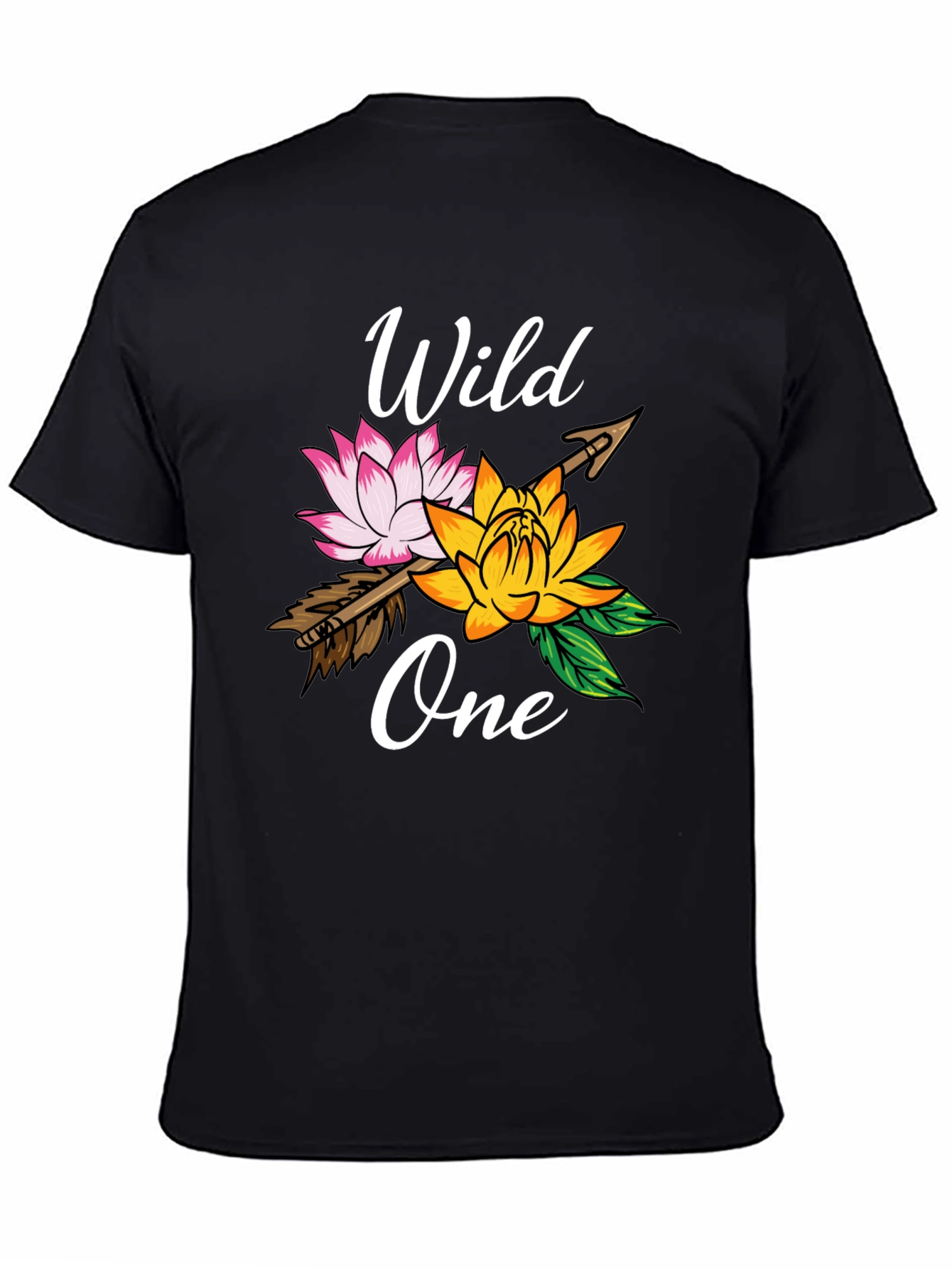 Wild One Floral Arrow Graphic T-Shirt