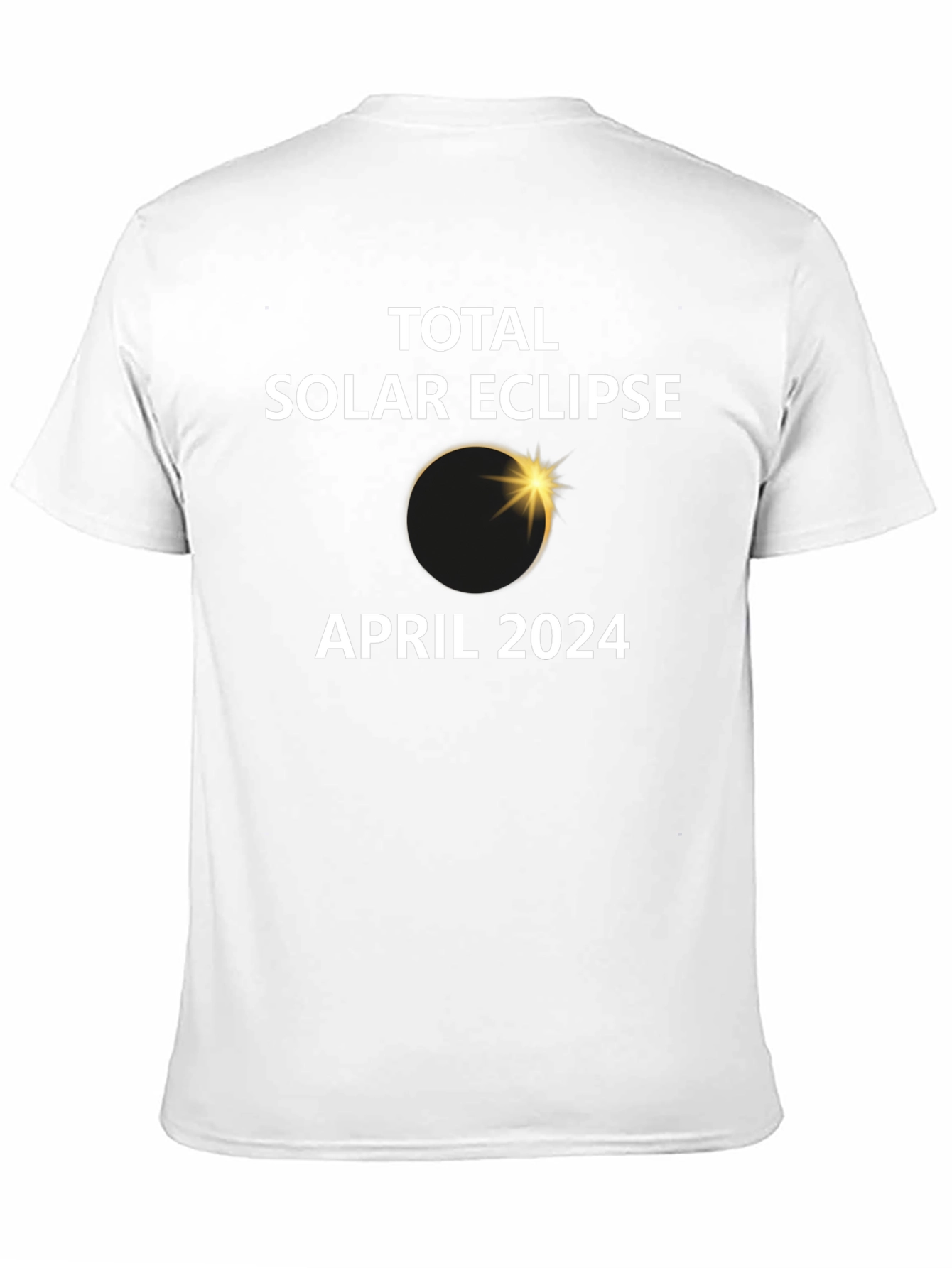 Total Solar Eclipse April 2024 Black T-Shirt